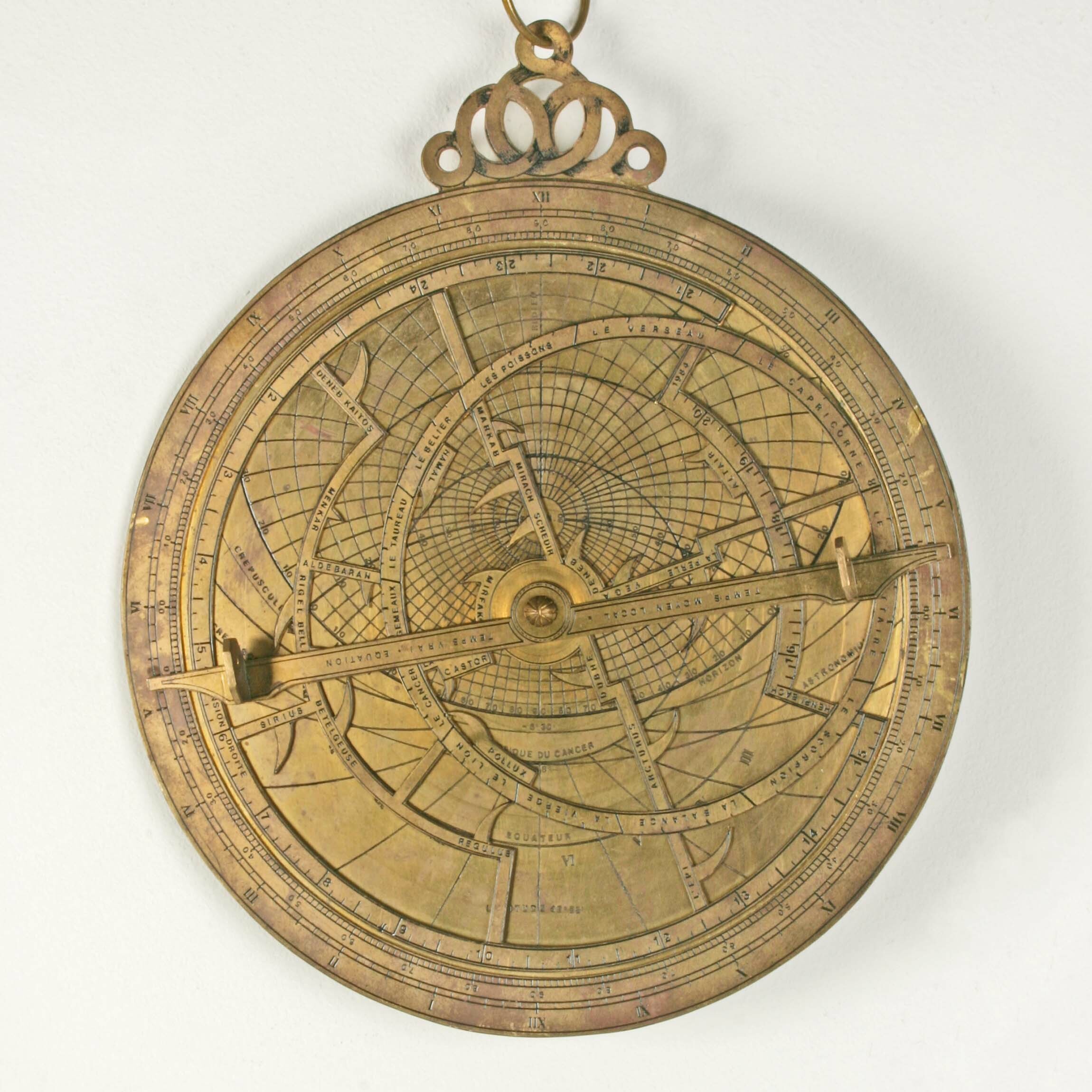 Astrolabium, Henri Bach, Straßburg, 1978 (Deutsches Uhrenmuseum CC BY-SA)