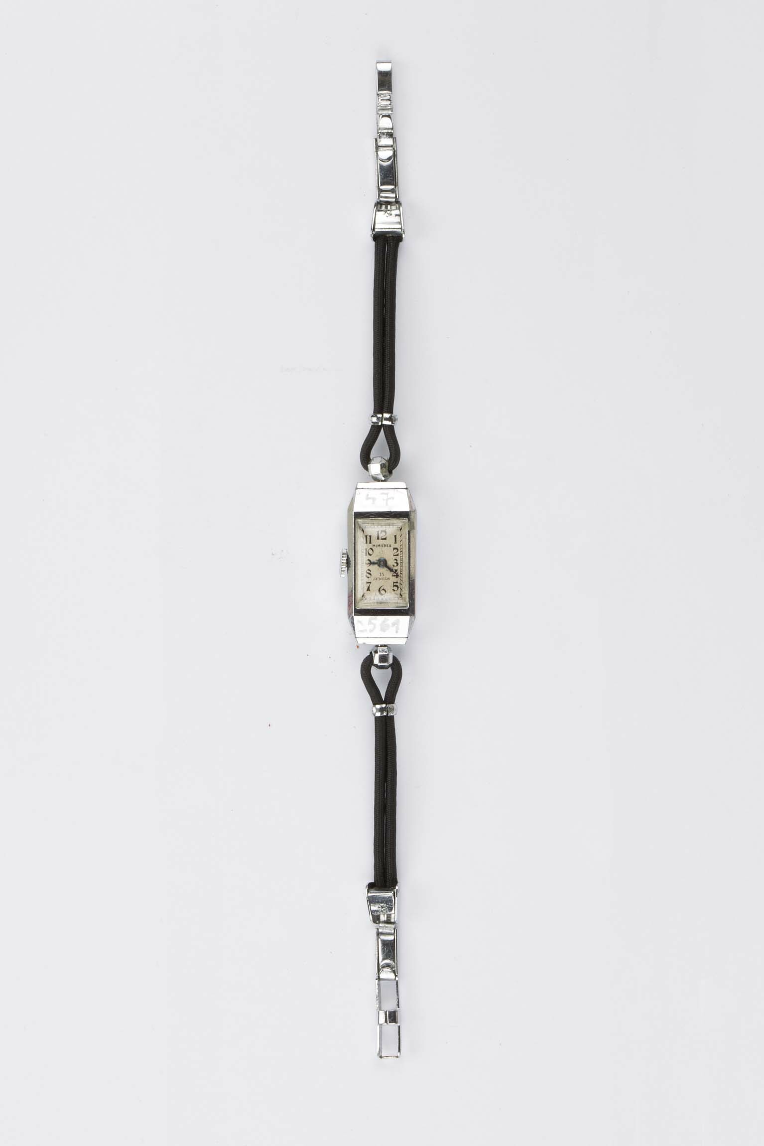 Armbanduhr Mimorex, Mimo, La Chaux-de-Fonds, um 1930 (Deutsches Uhrenmuseum CC BY-SA)