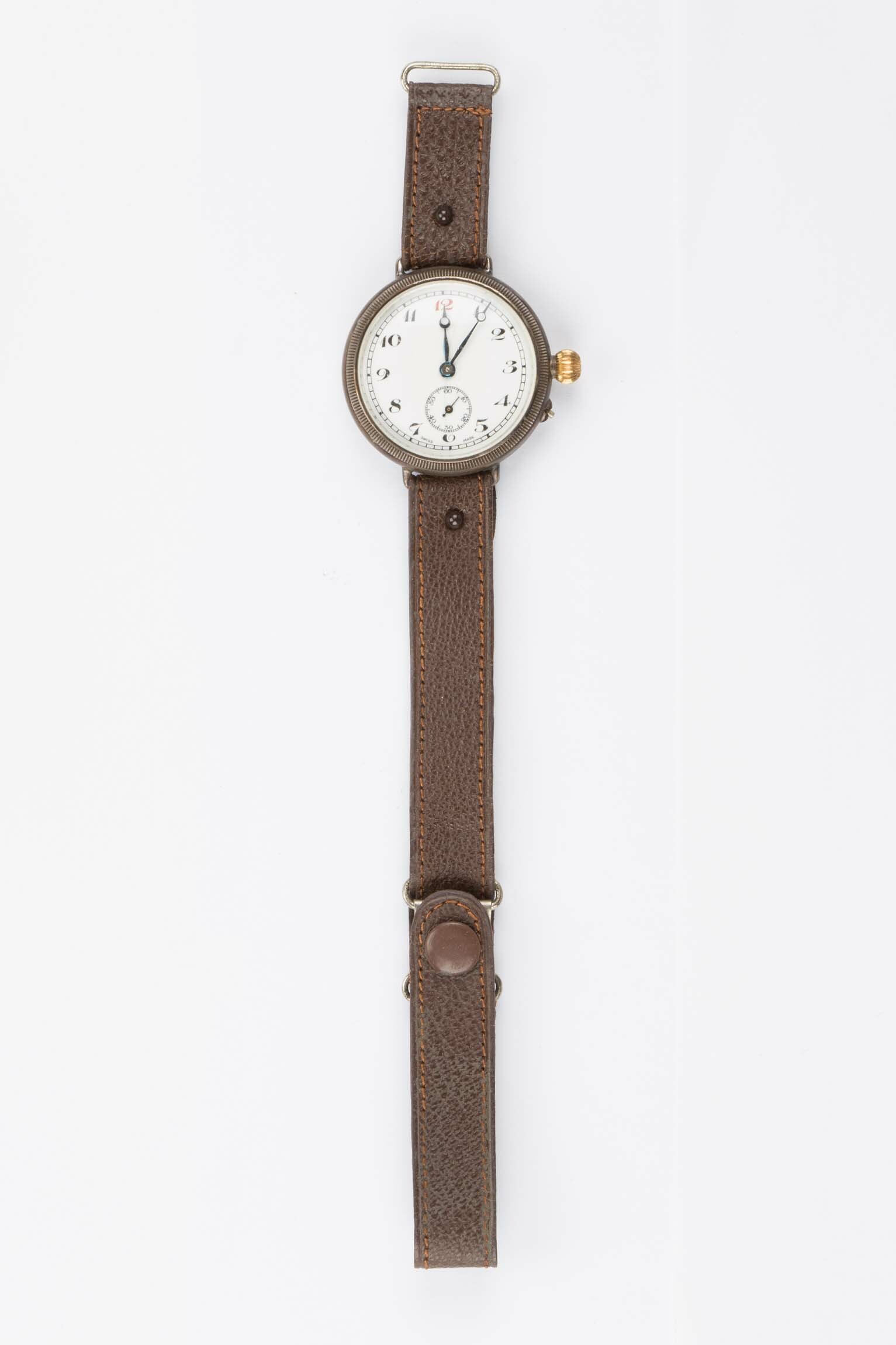 Armbanduhr, Schweiz, um 1920 (Deutsches Uhrenmuseum CC BY-SA)
