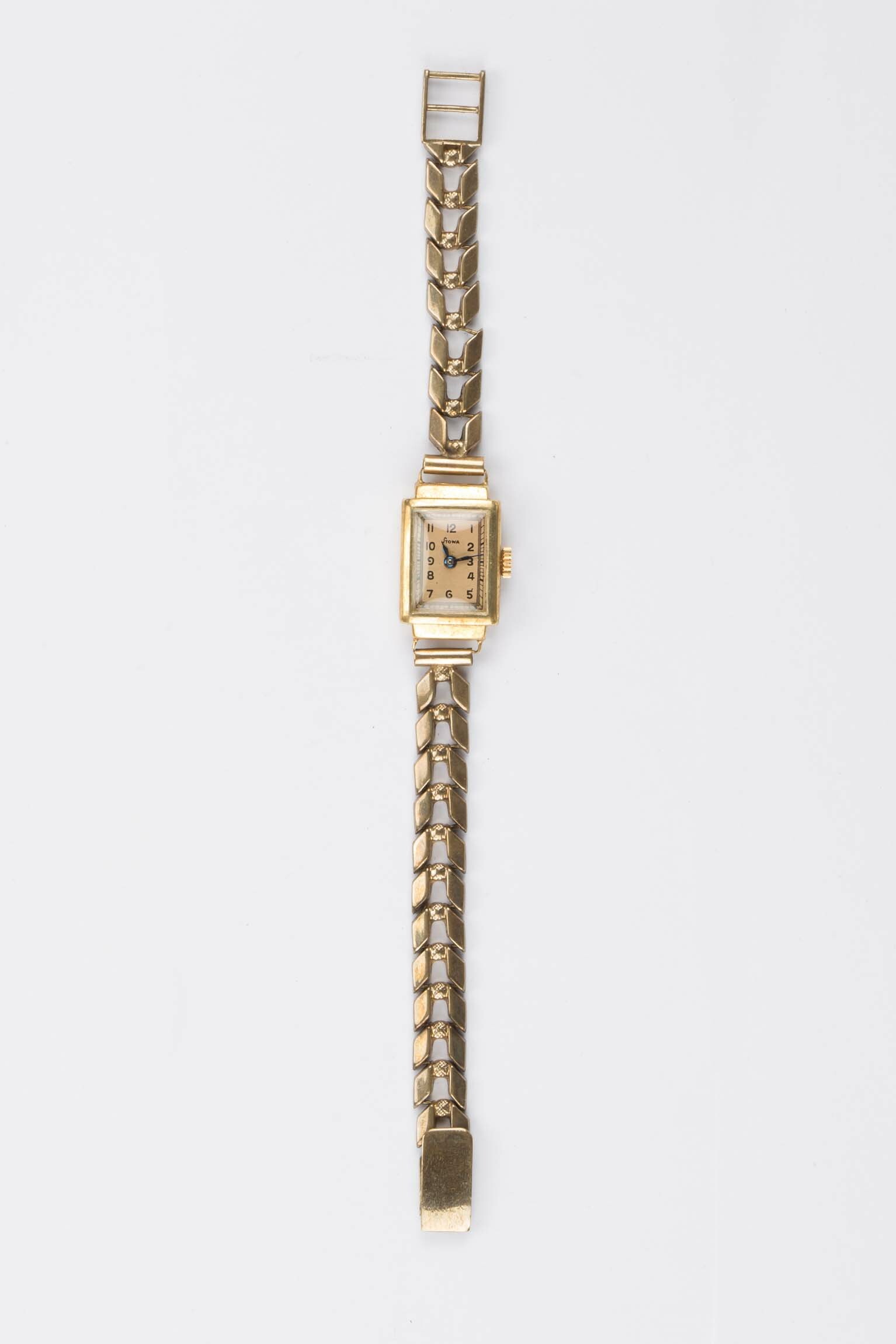 Armbanduhr, Stowa, Pforzheim um 1940 (Deutsches Uhrenmuseum CC BY-SA)