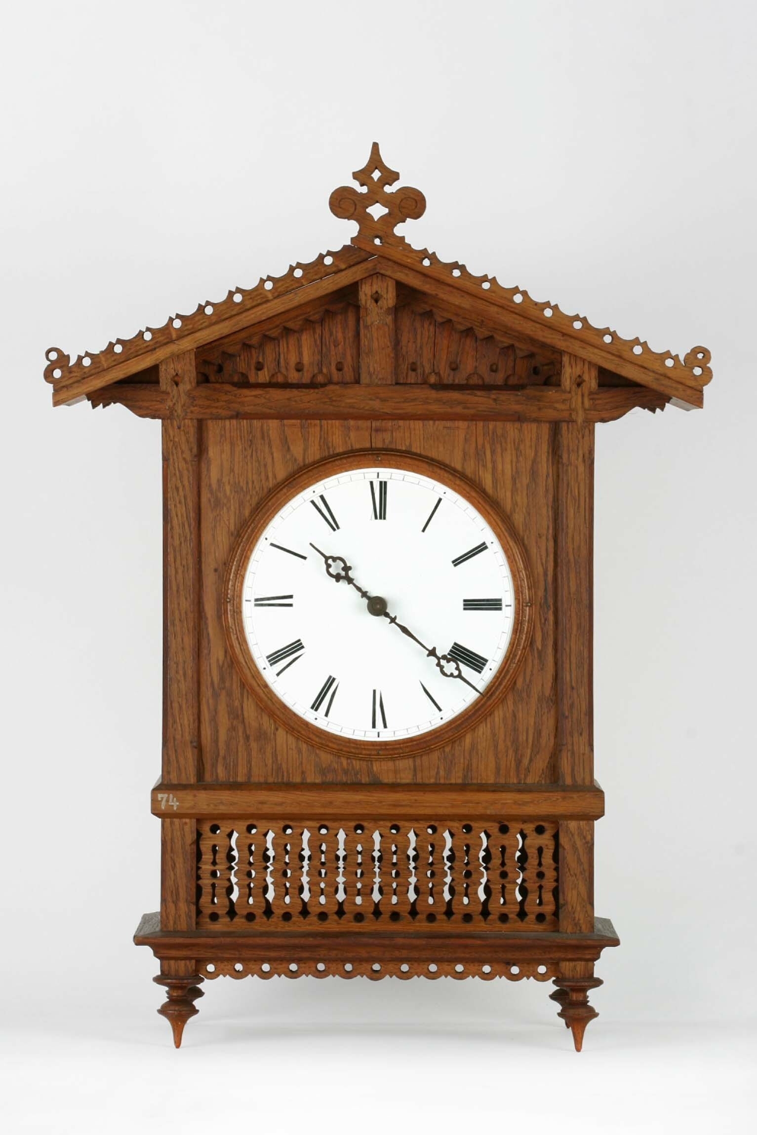 Bahnhäusleuhr, Uhrmacherschule Furtwangen, 1861 (Deutsches Uhrenmuseum CC BY-SA)