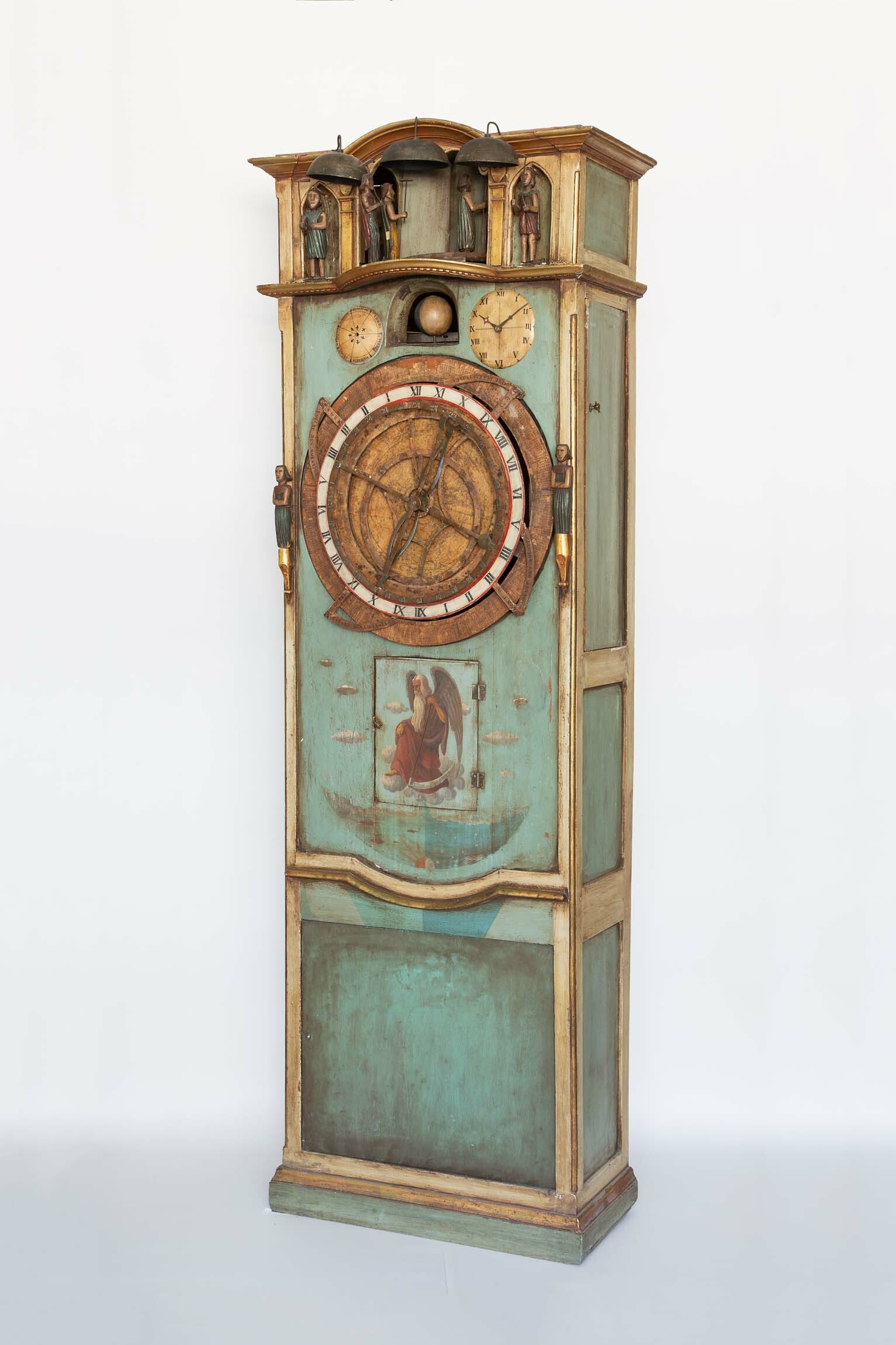 Standuhr, Frankreich, 18. Jahrhundert (Deutsches Uhrenmuseum CC BY-SA)