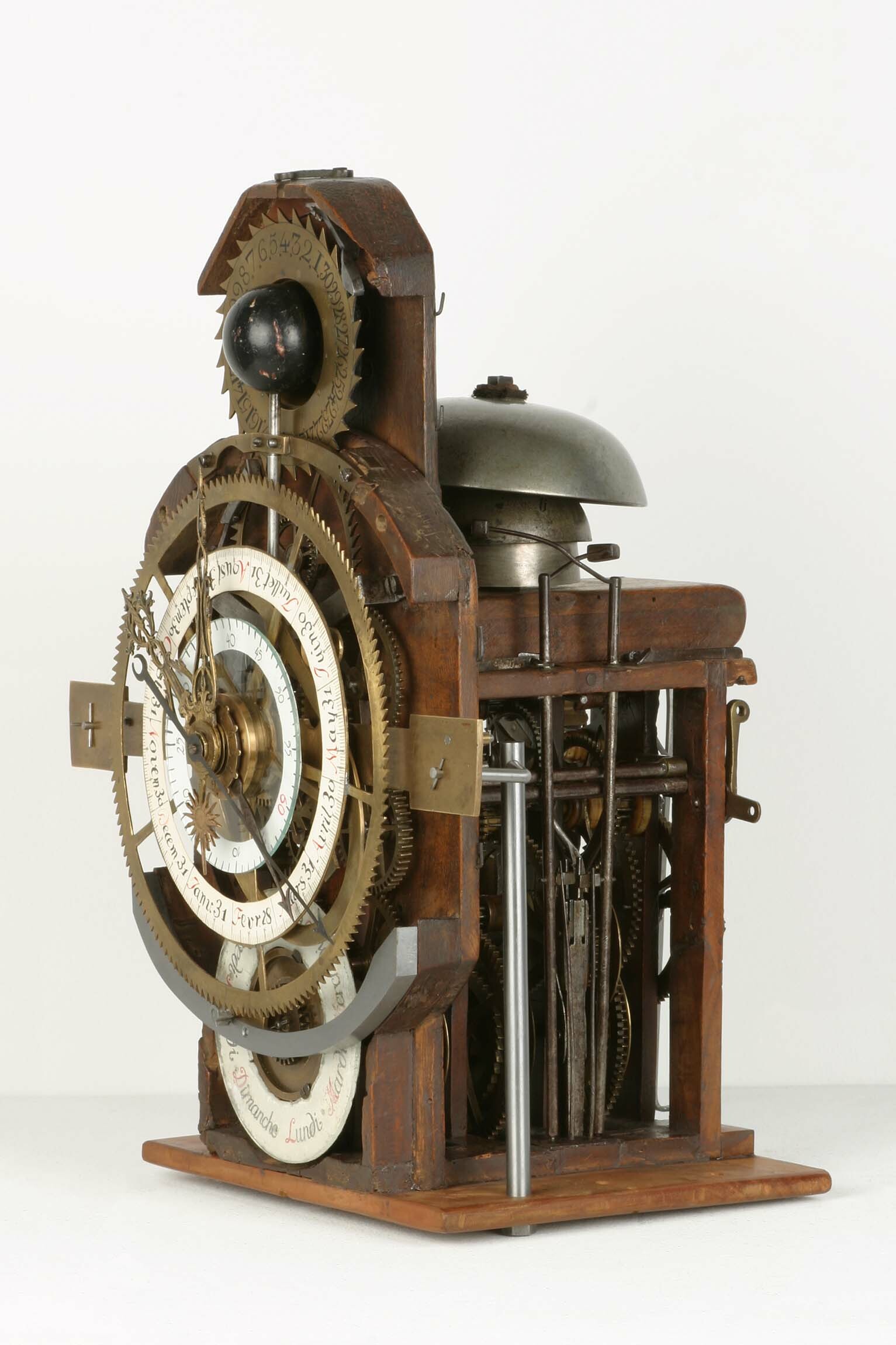 Astronomische Uhr, wohl Frankreich, um 1800 (Deutsches Uhrenmuseum CC BY-SA)