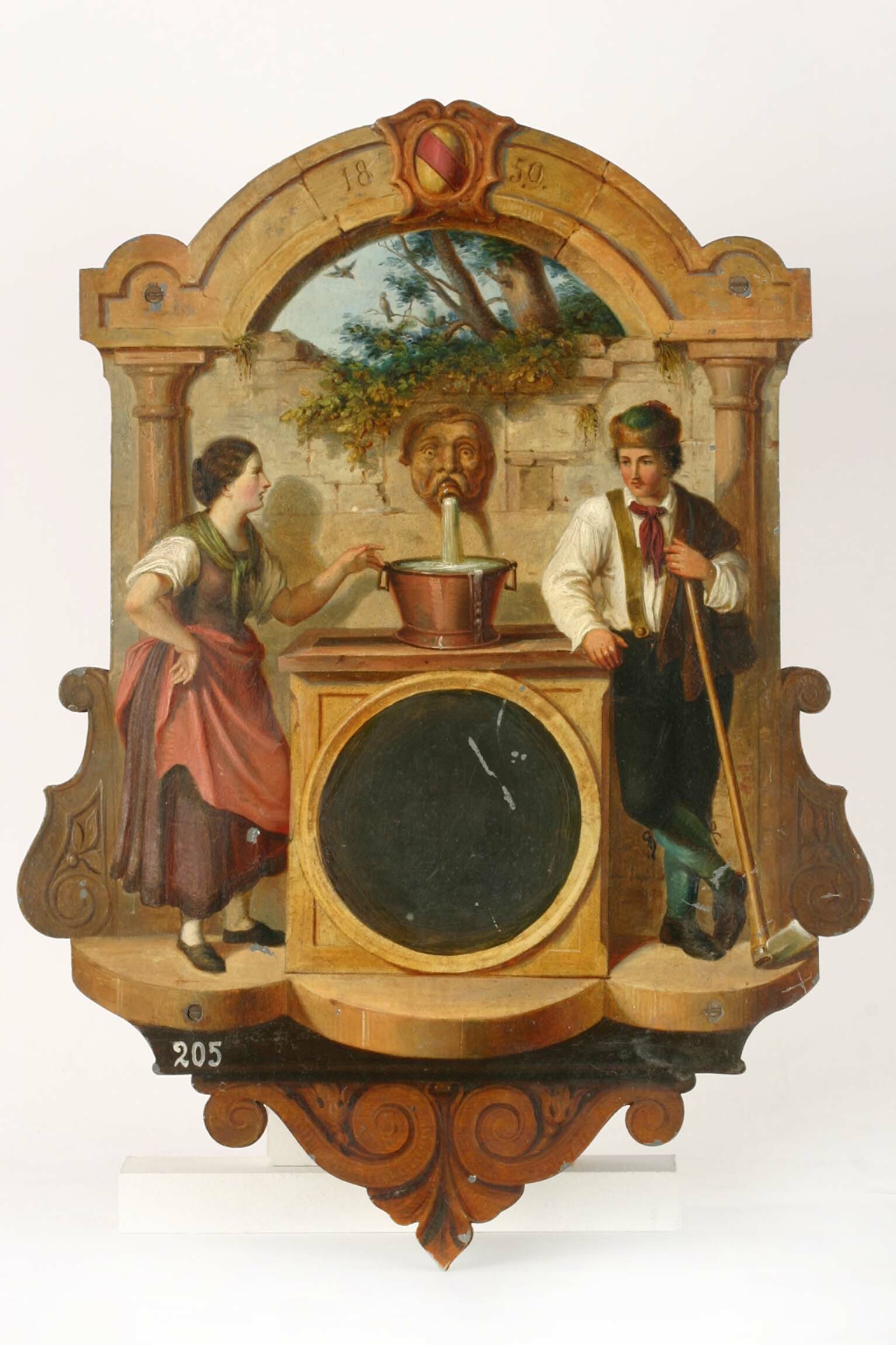 Mustergehäuse, Uhrmacherschule Furtwangen, Lucian Reich, Johann Baptist Laule, Hüfingen, Furtwangen, 1859 (Deutsches Uhrenmuseum CC BY-SA)