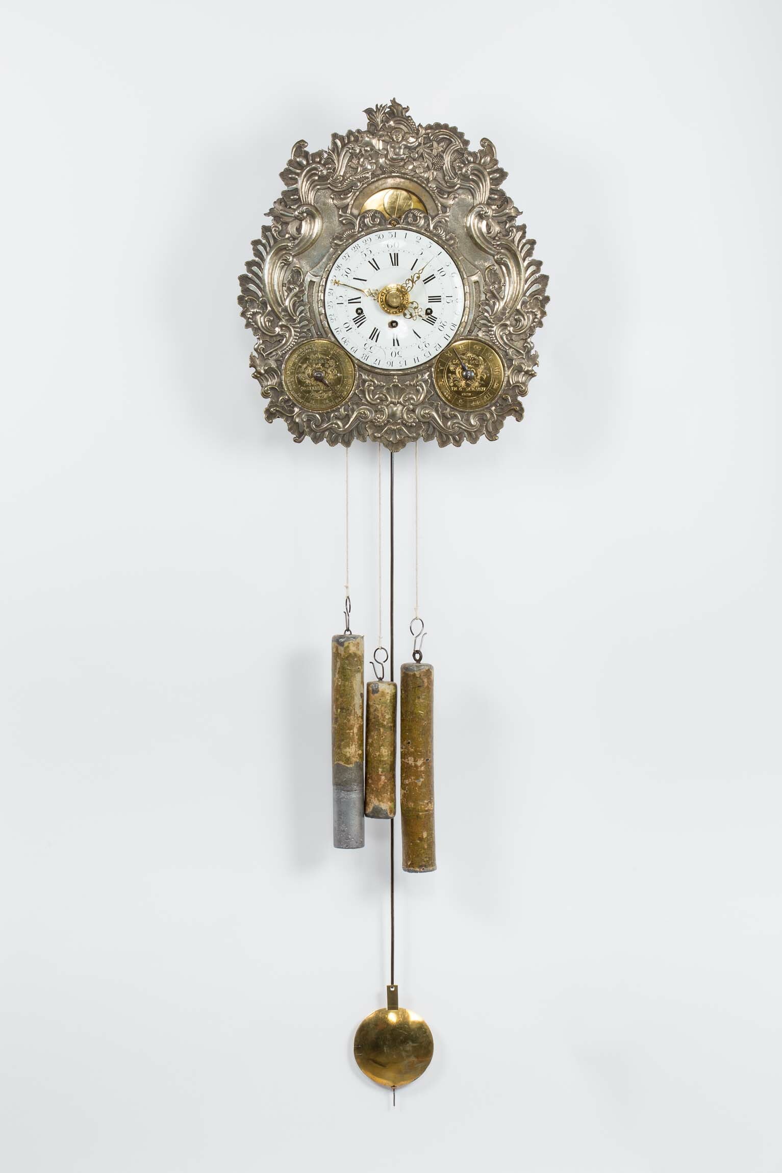 Astronomische Uhr, P. G. Schaudt, Onstmettingen, um 1772 (Deutsches Uhrenmuseum CC BY-SA)
