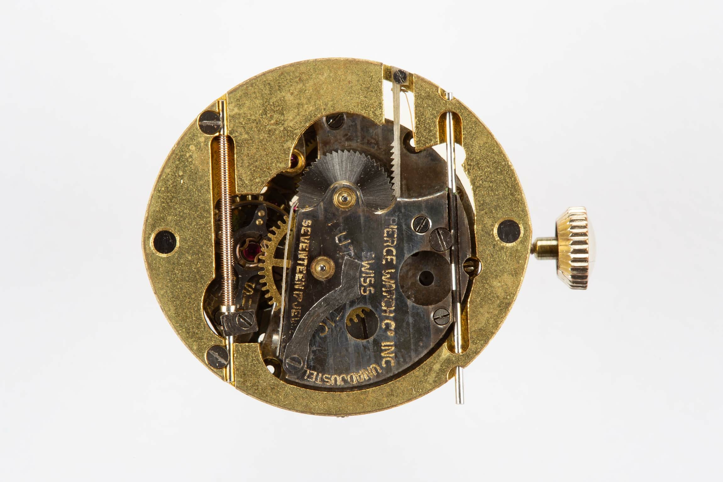 Armbanduhr, Pierce, Biel (CH), um 1935 (Deutsches Uhrenmuseum CC BY-SA)