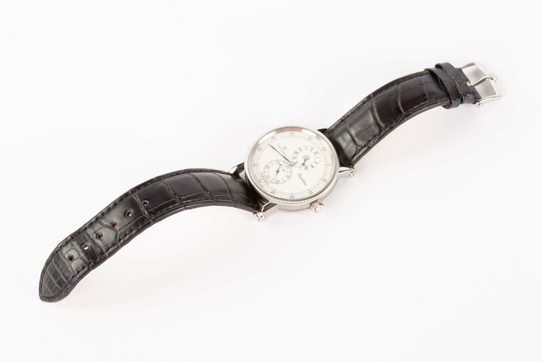 Armbanduhr, Chronoswiss, München, 2003. (Deutsches Uhrenmuseum CC BY-SA)