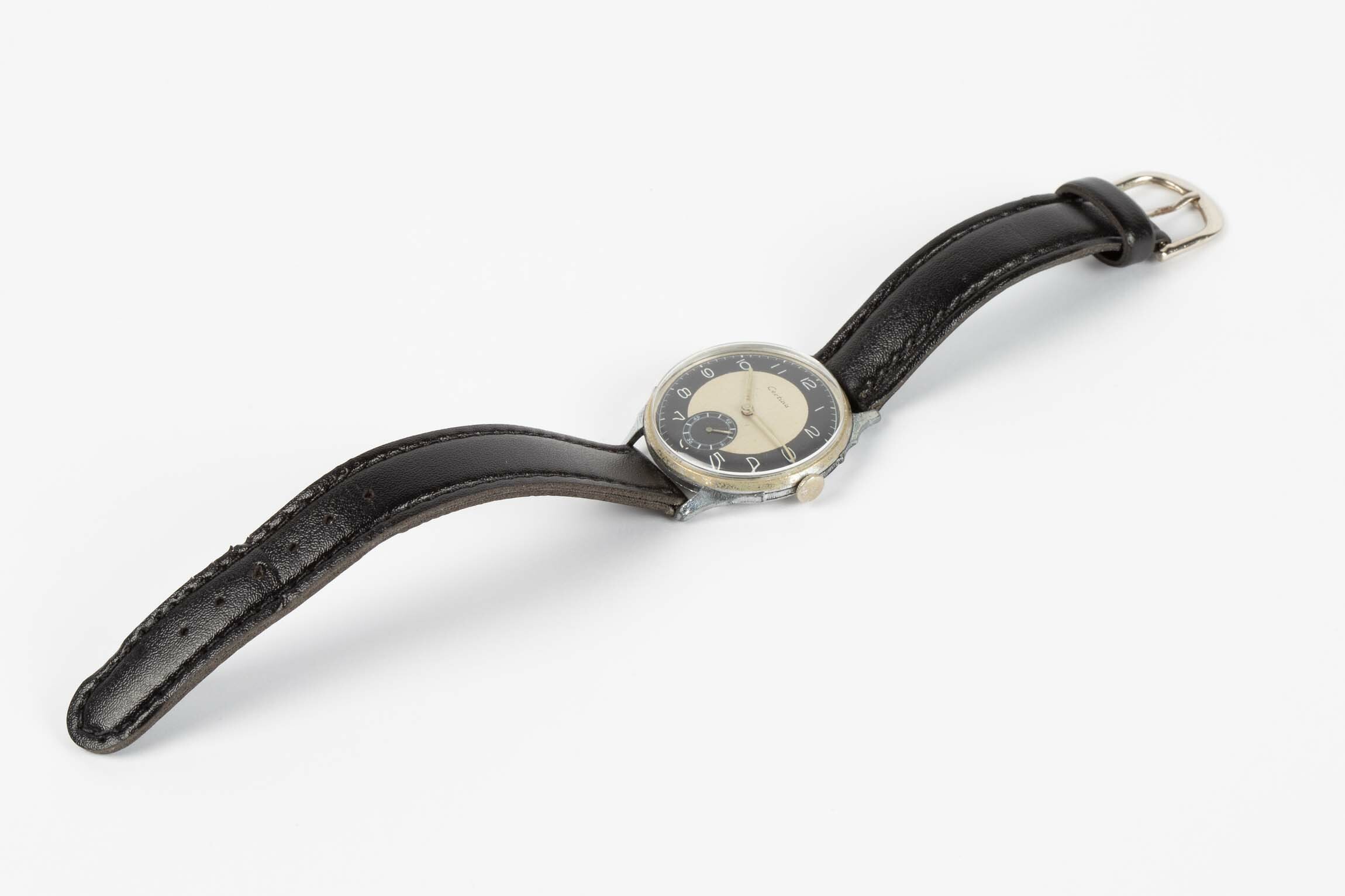 Armbanduhr, Kurth Frères, Grenchen (CH), um 1950 (Deutsches Uhrenmuseum CC BY-SA)