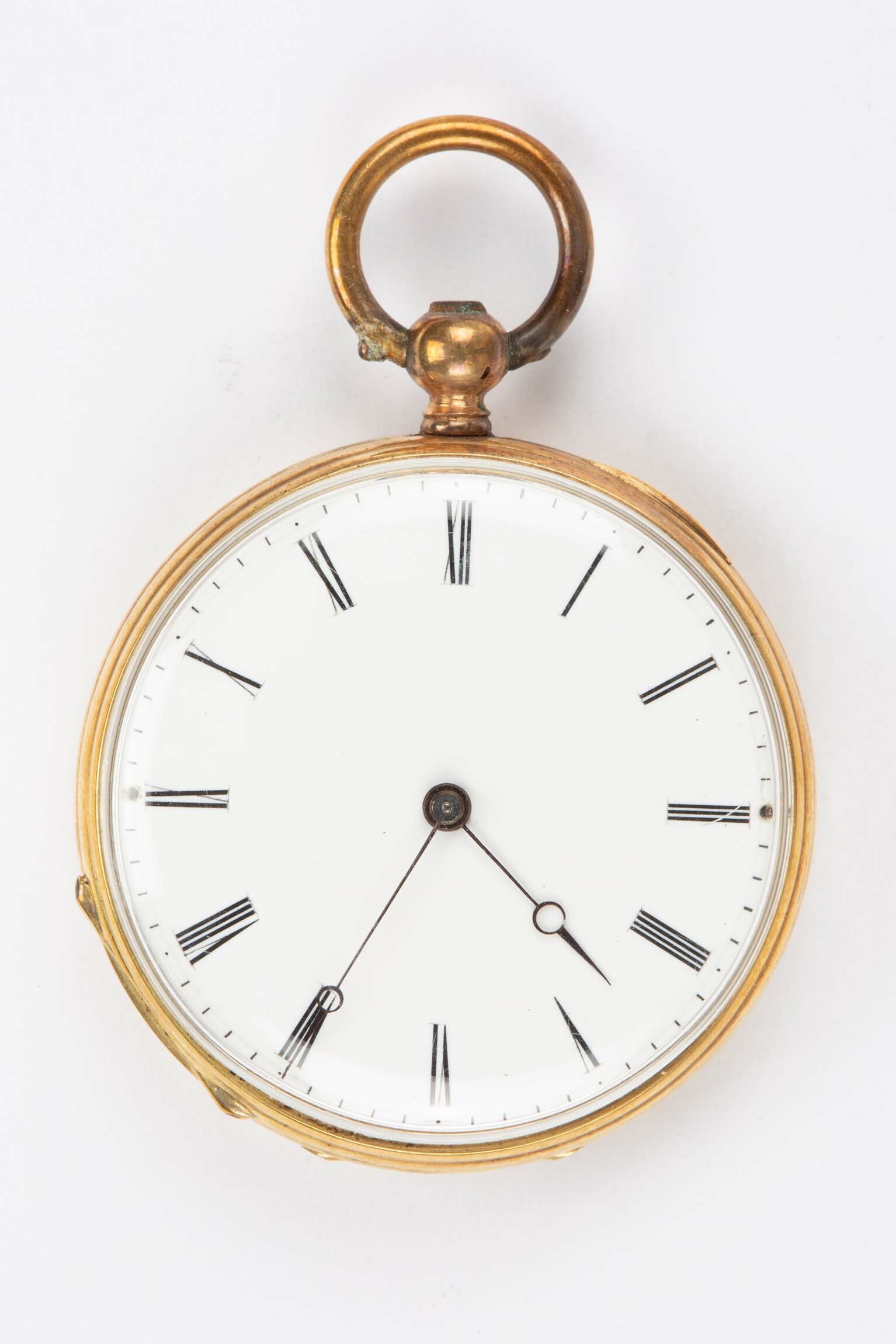 Taschenuhr, Neuchâtel, um 1850 (Deutsches Uhrenmuseum CC BY-SA)
