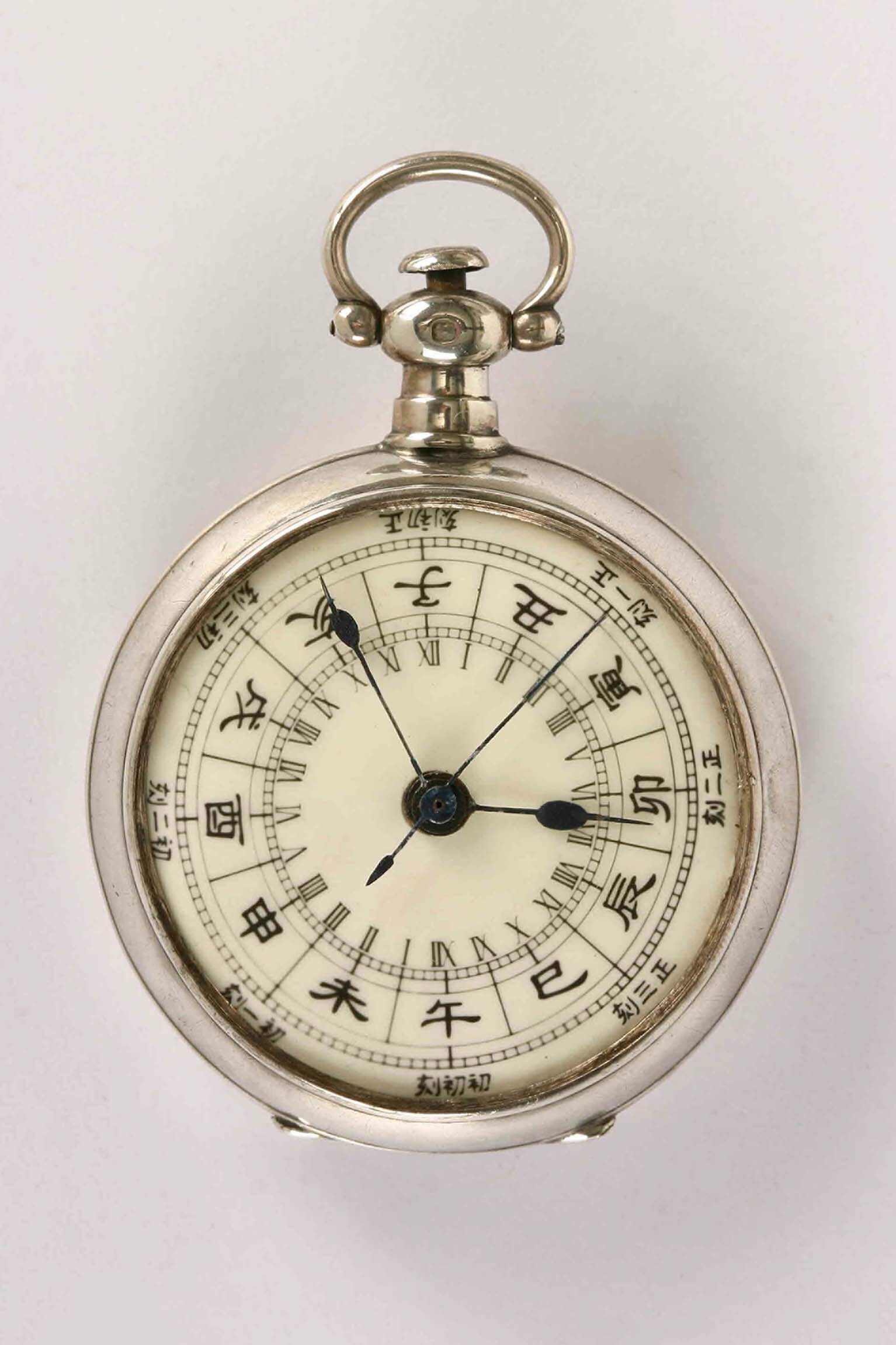 Taschenuhr, wohl Schweiz, letztes Viertel 19. Jahrhundert (Deutsches Uhrenmuseum CC BY-SA)