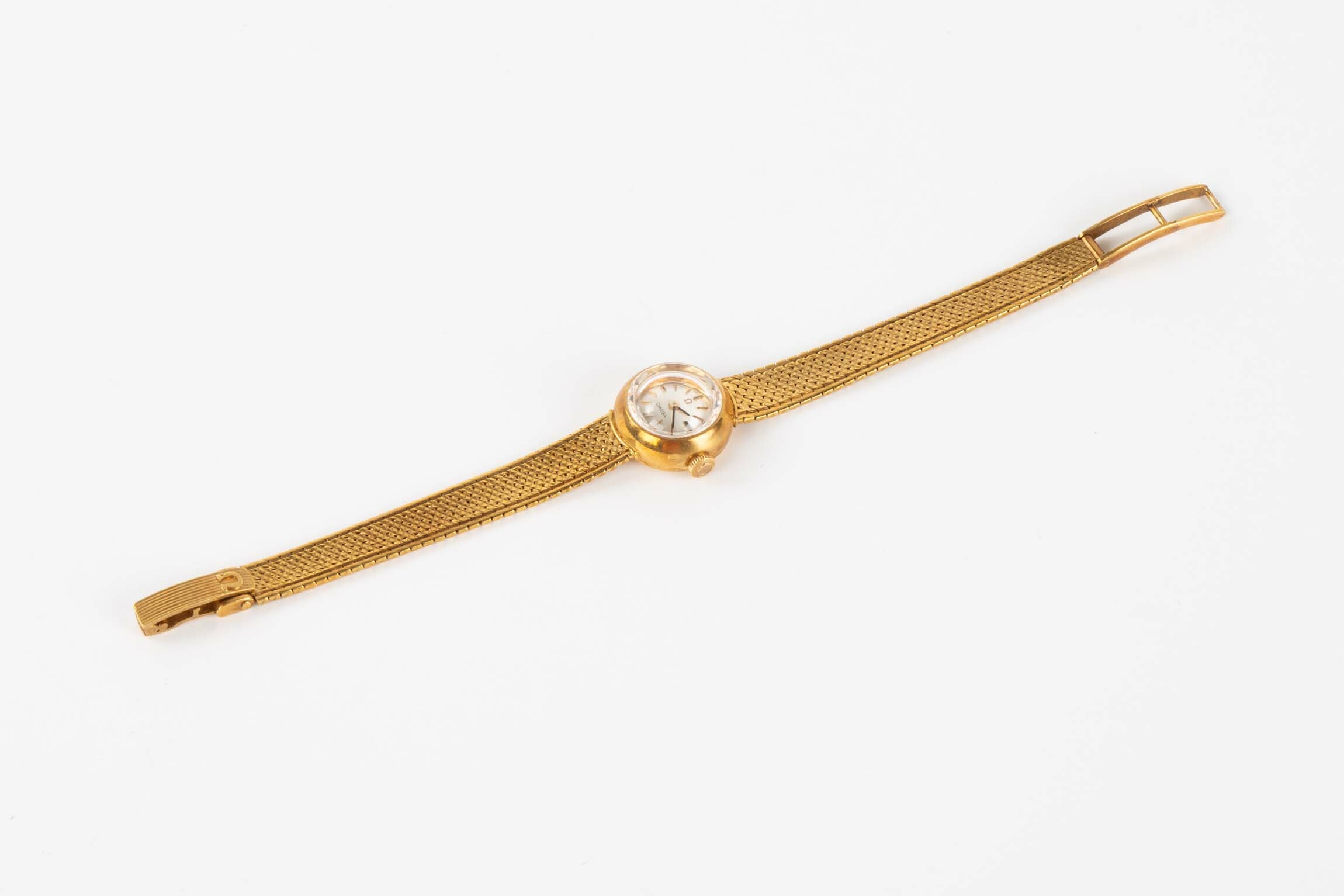 Armbanduhr, Omega, Biel, um 1960 (Deutsches Uhrenmuseum CC BY-SA)