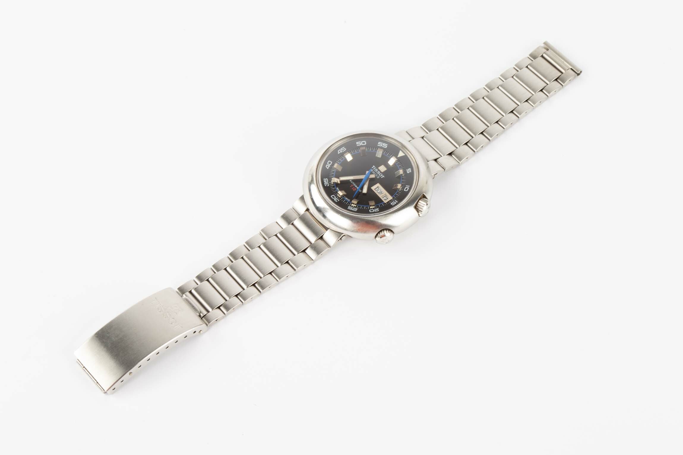 Armbanduhr, Tissot, Le Locle, um 1970 (Deutsches Uhrenmuseum CC BY-SA)