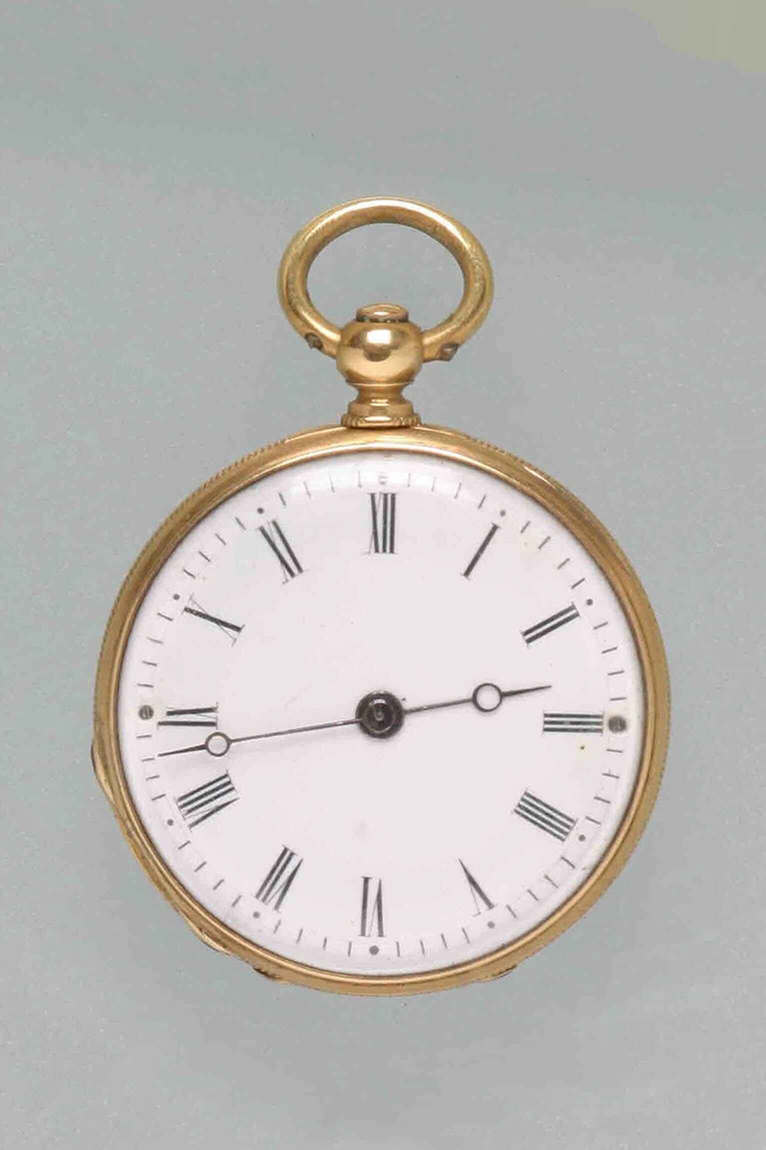 Taschenuhr, D. Bachelard und Fils, Genf (CH), um 1850 (Deutsches Uhrenmuseum CC BY-SA)