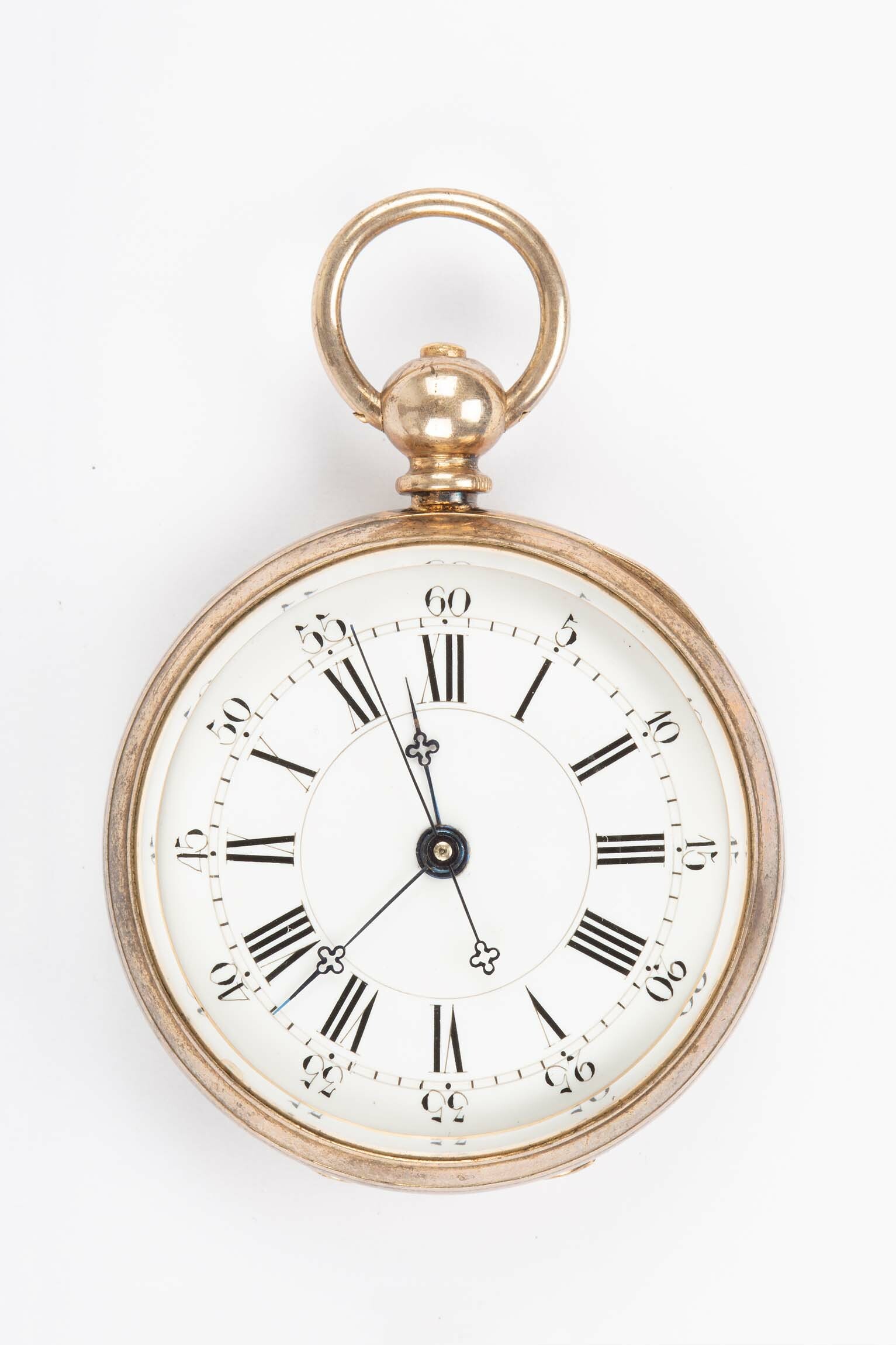 Taschenuhr, Schweiz, letzes Viertel 19. Jahrhundert (Deutsches Uhrenmuseum CC BY-SA)