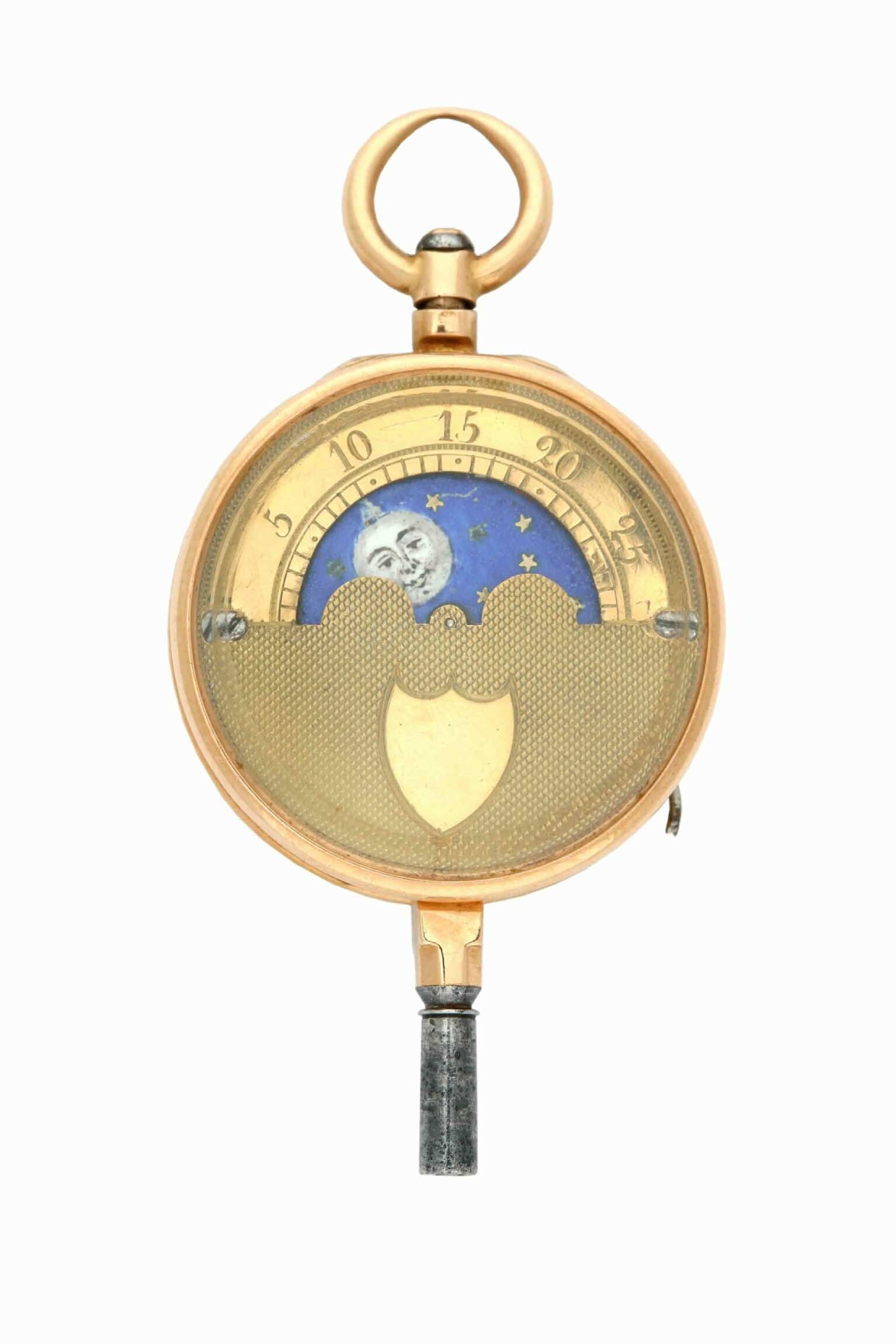 Schlüssel für Taschenuhr, Etienne Tavernier, Paris, um 1800 (Deutsches Uhrenmuseum CC BY-SA)