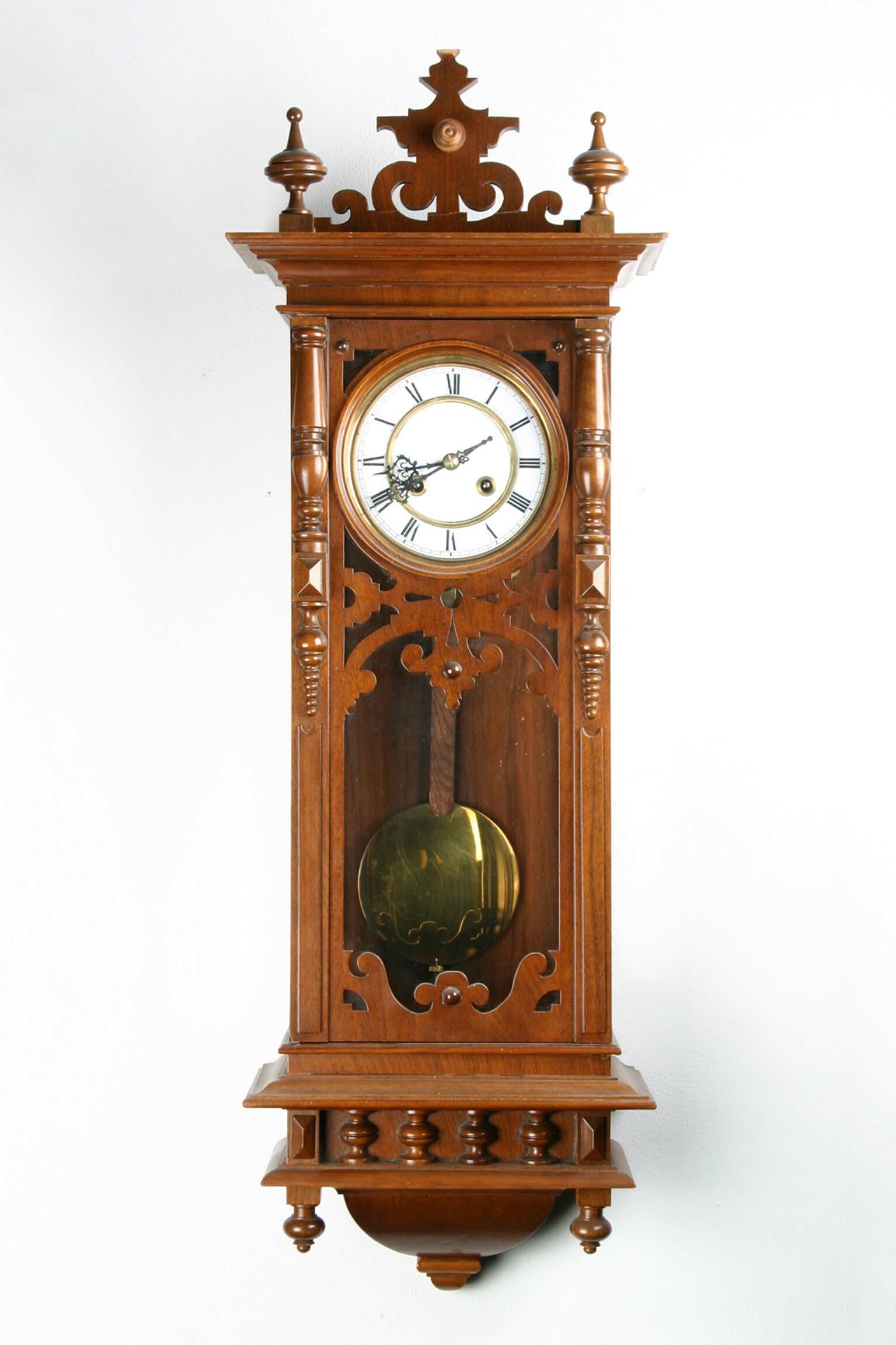 Regulator, Franz Xaver Wehrle, Furtwangen, 1895. (Deutsches Uhrenmuseum CC BY-SA)