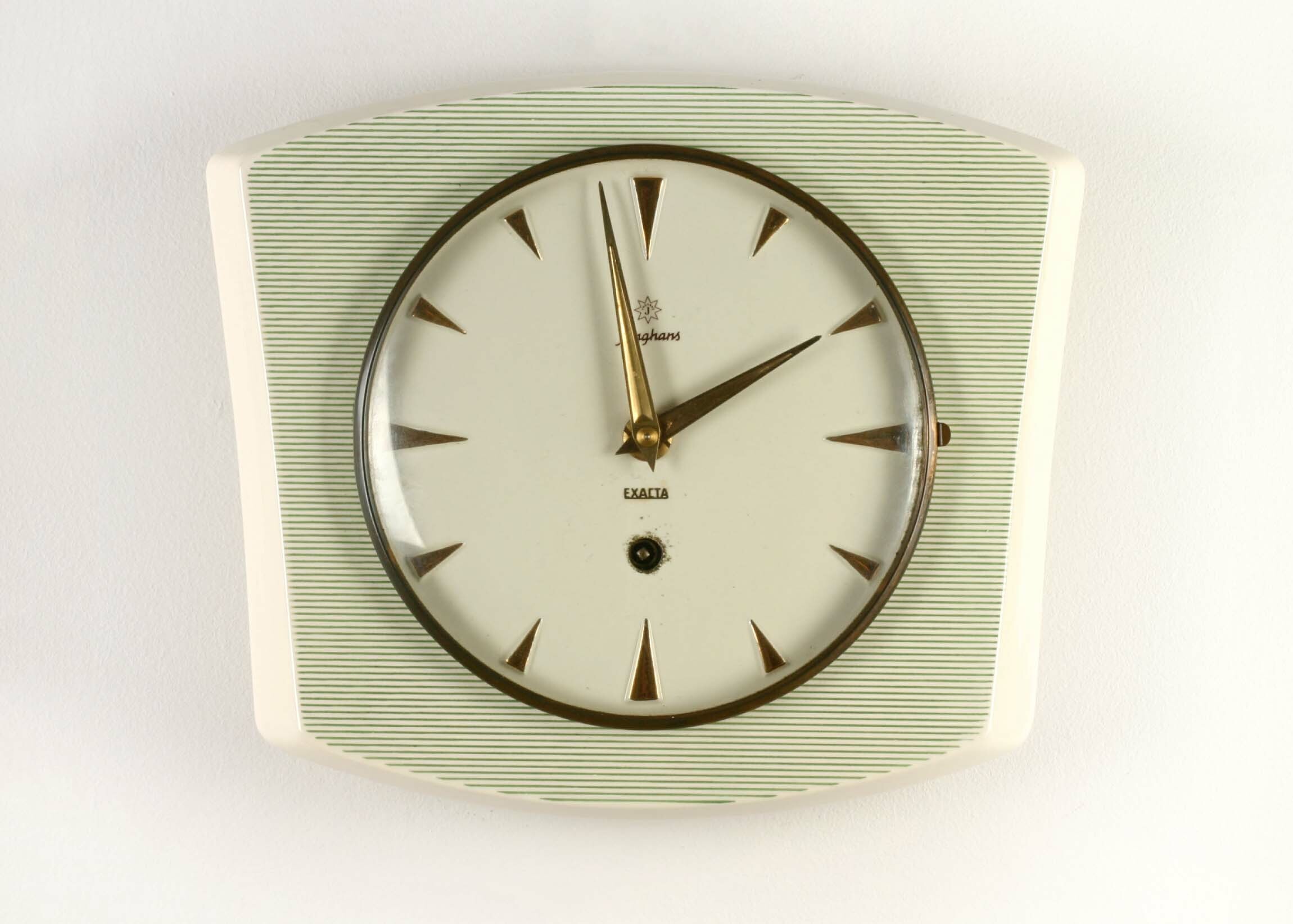 Küchenuhr "Exacta", Junghans, Schramberg, um 1960 (Deutsches Uhrenmuseum CC BY-SA)