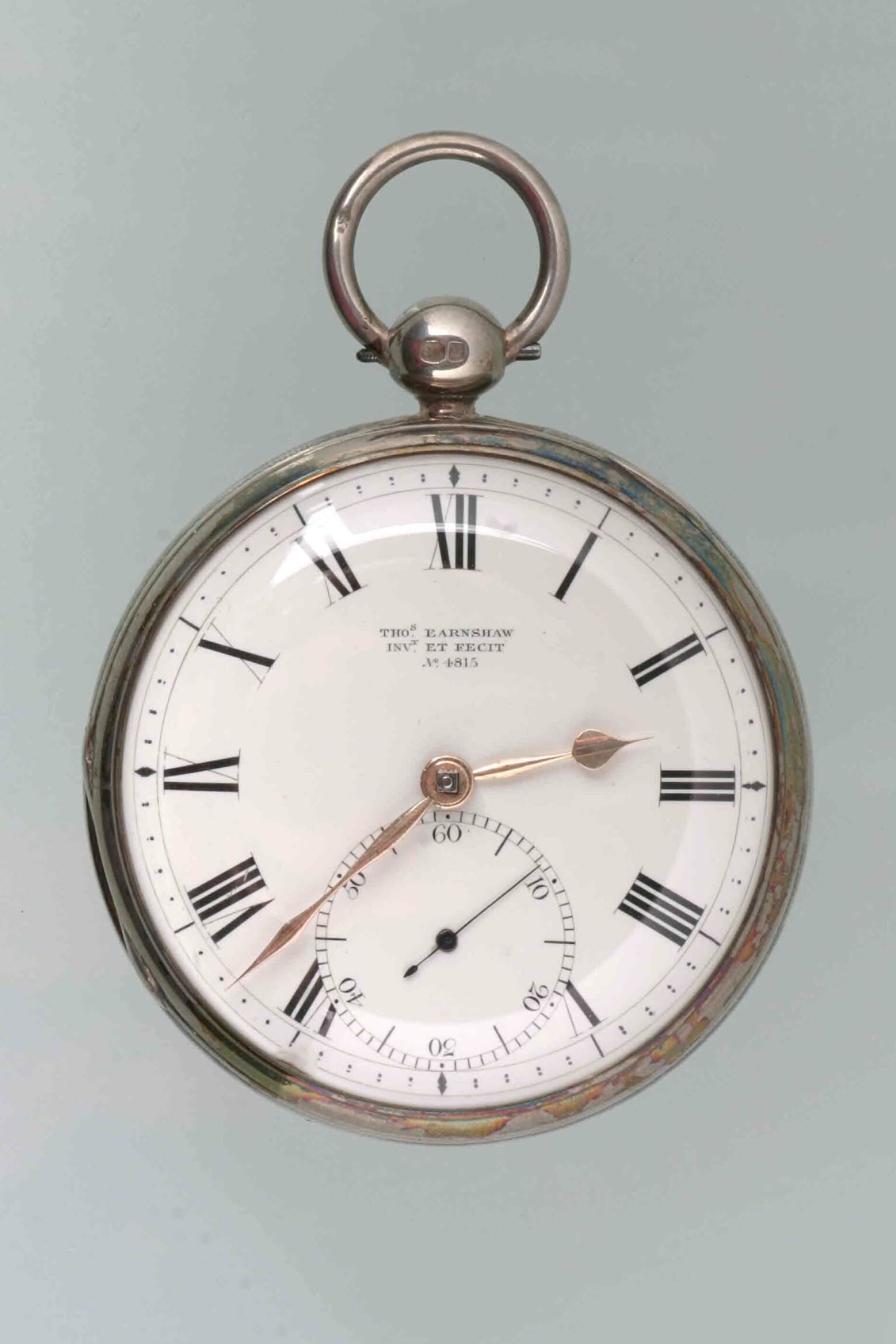 Taschenuhr, Thomas Earnshaw, London, um 1820, Gehäuse von 1832 (Deutsches Uhrenmuseum CC BY-SA)