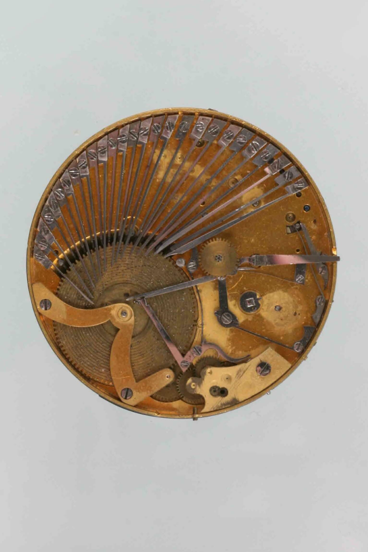 Taschenuhrwerk, um 1820 (Deutsches Uhrenmuseum CC BY-SA)