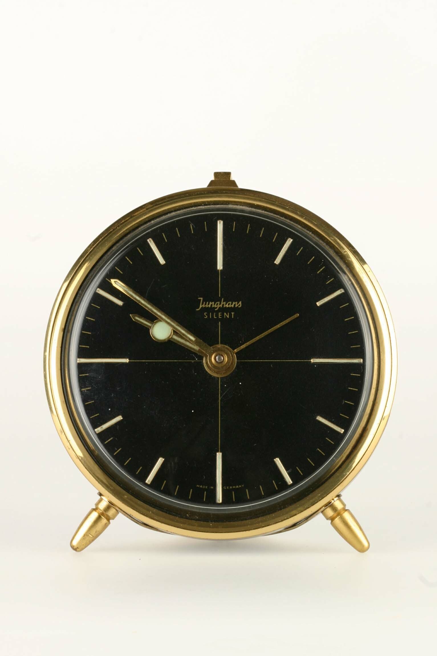 Rückwandglockenwecker, Junghans, um 1955 (Deutsches Uhrenmuseum CC BY-SA)