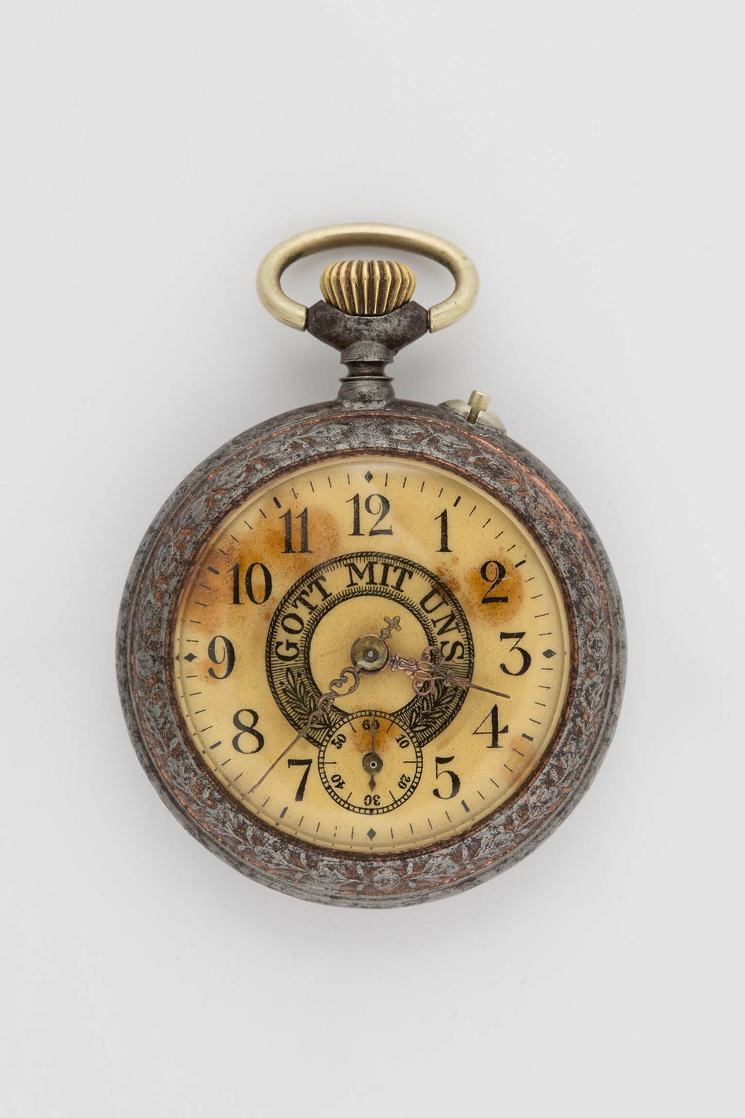 Taschenuhr, Gebrüder Thiel, Ruhla, um 1914 (Deutsches Uhrenmuseum CC BY-SA)