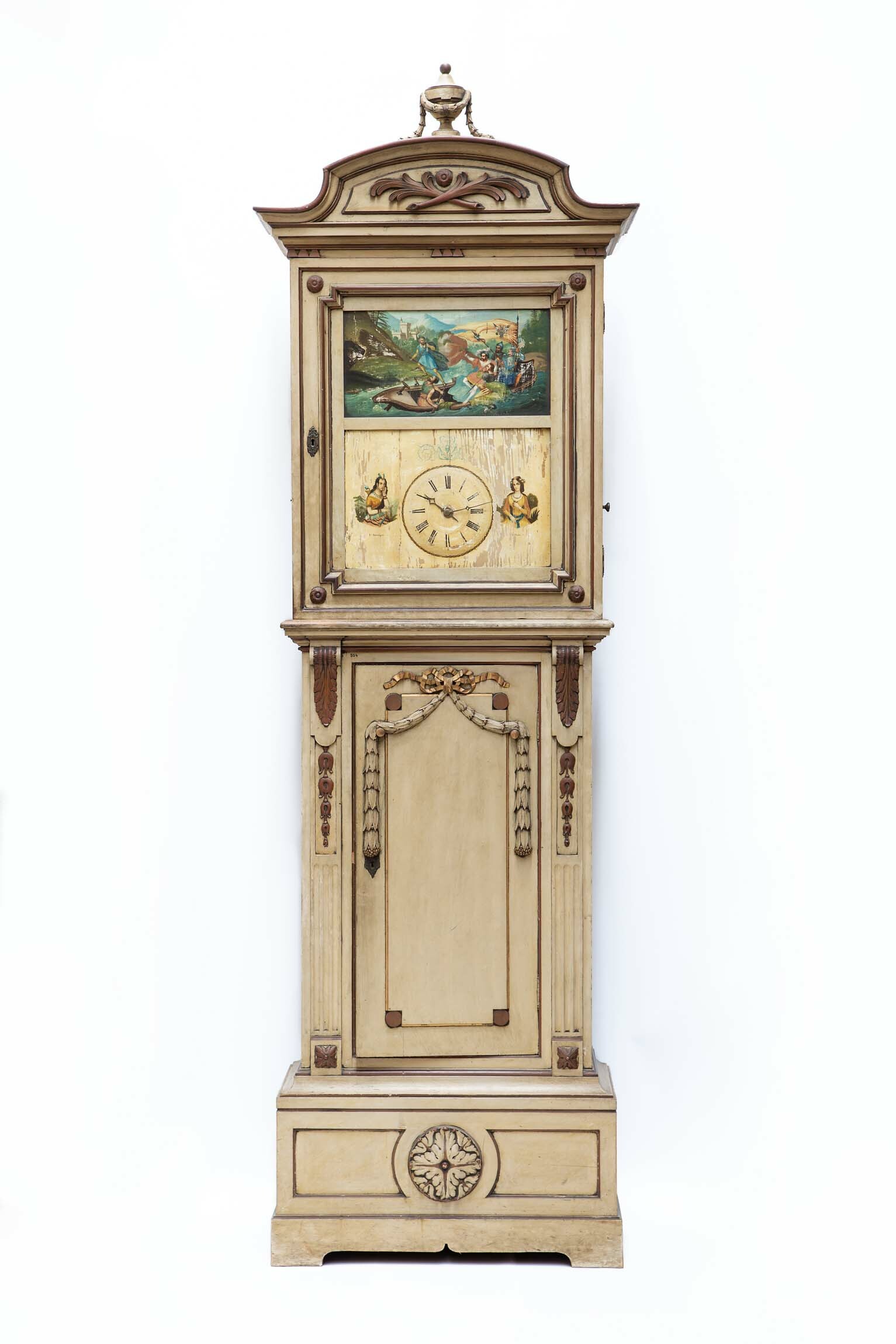 Flötenuhr, Josef Schlegel, Neustadt, um 1820, Gehäuse später (Deutsches Uhrenmuseum CC BY-SA)