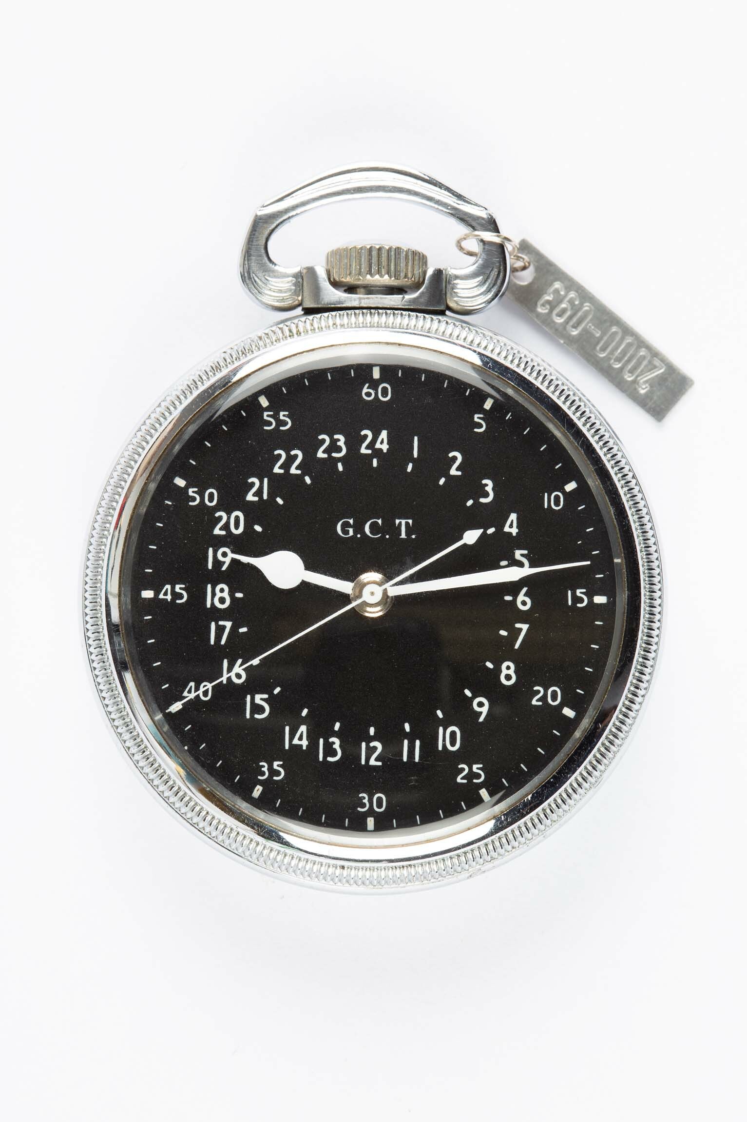 Taschenuhr, Hamilton, USA, um 1940 (Deutsches Uhrenmuseum CC BY-SA)