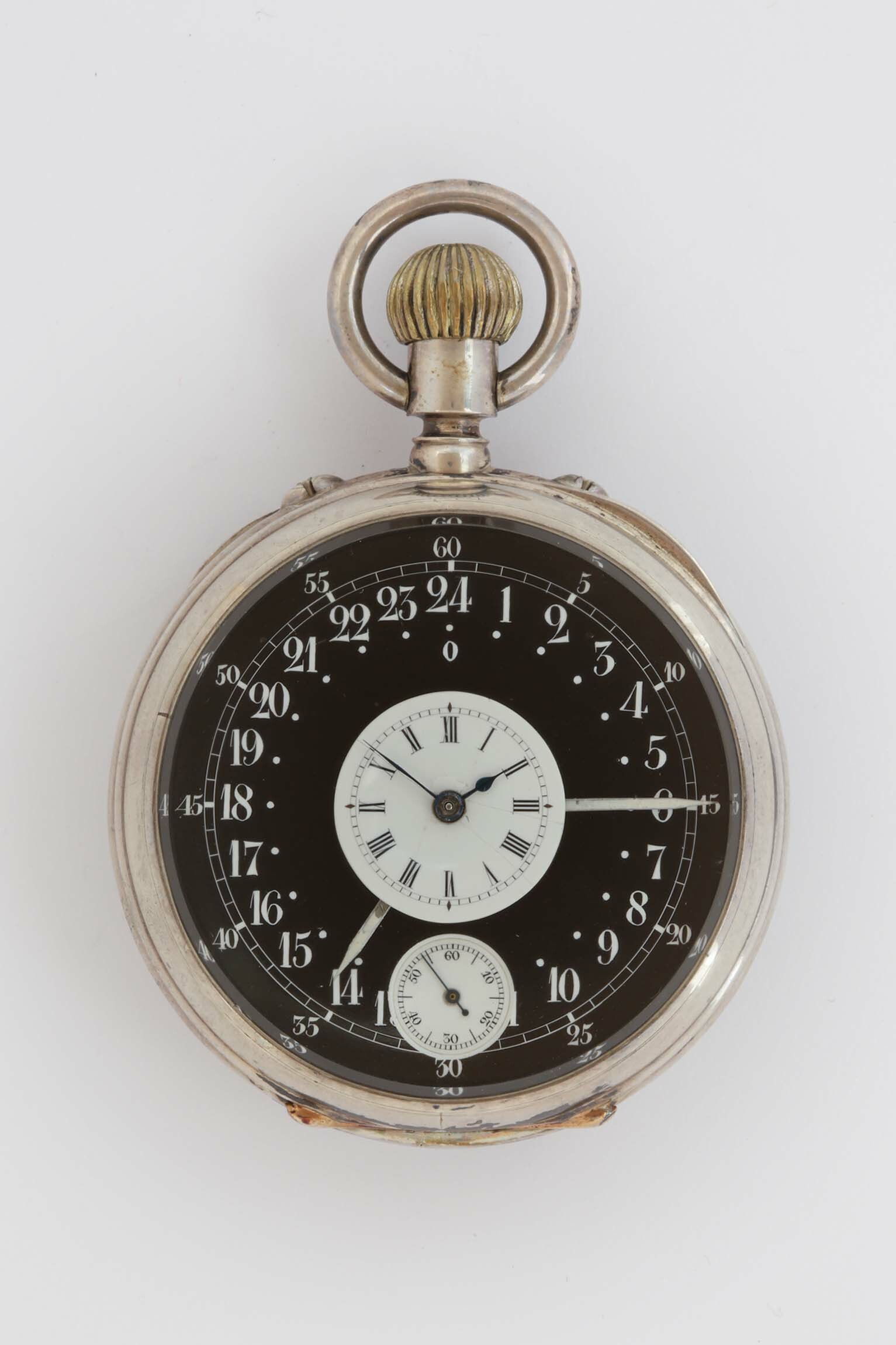 Taschenuhr, Ludwig Hoffmann, Berlin, um 1890 (Deutsches Uhrenmuseum CC BY-SA)