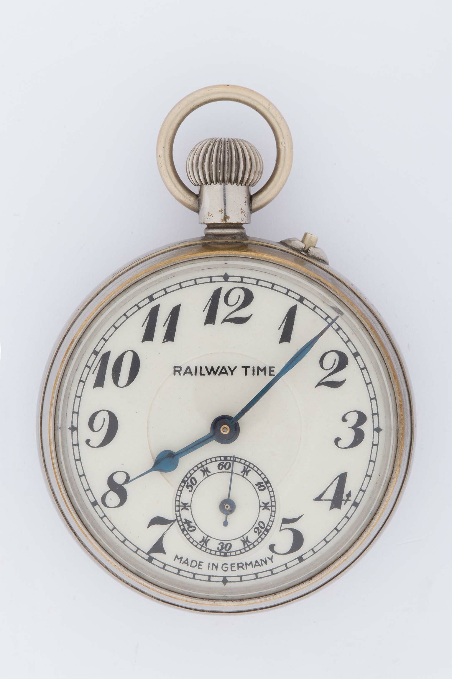 Taschenuhr, Gebrüder Thiel, Ruhla, um 1910 (Deutsches Uhrenmuseum CC BY-SA)