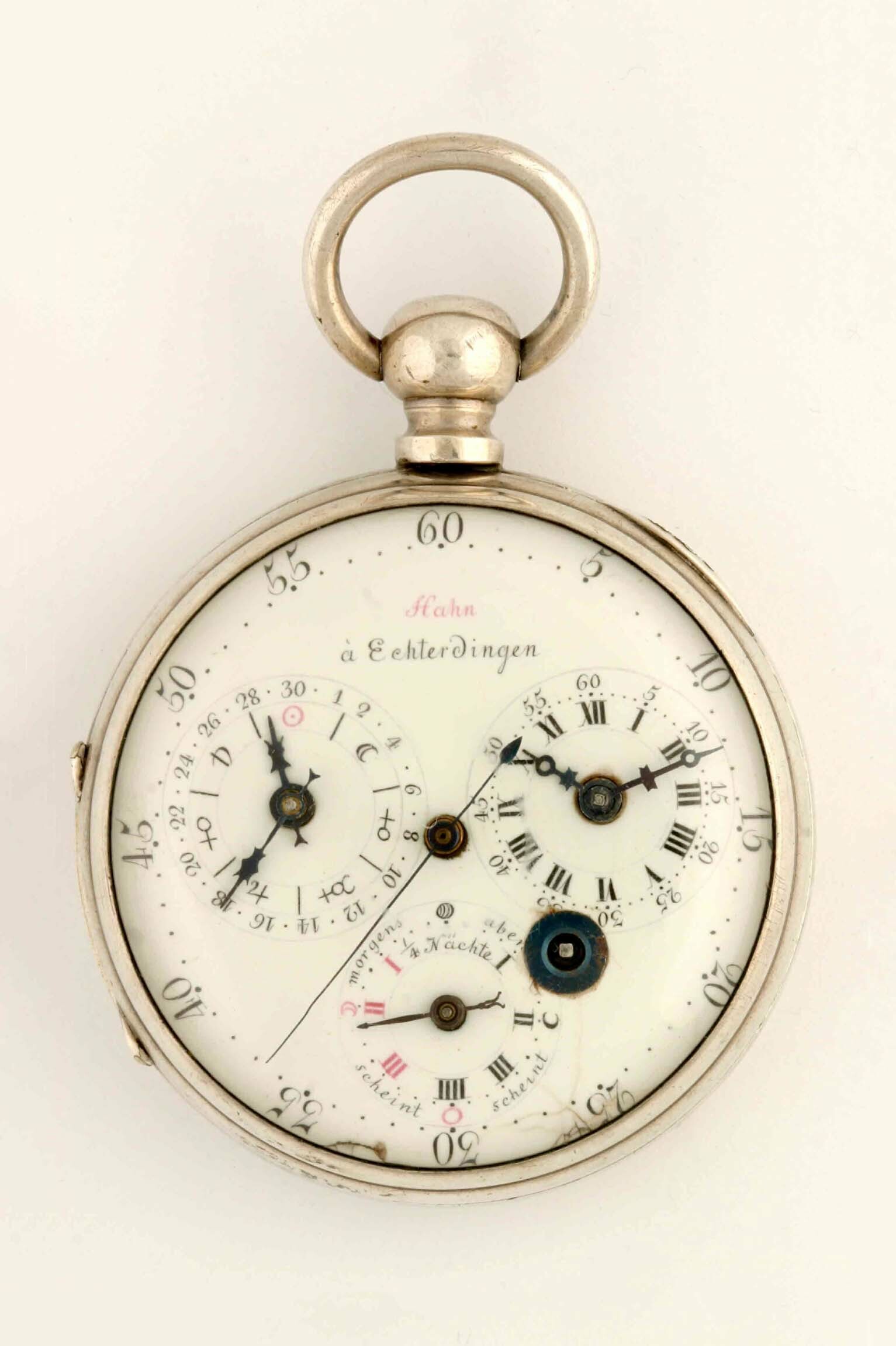 Taschenuhr, Philipp Matthäus Hahn, Echterdingen, um 1785 (Deutsches Uhrenmuseum CC BY-SA)