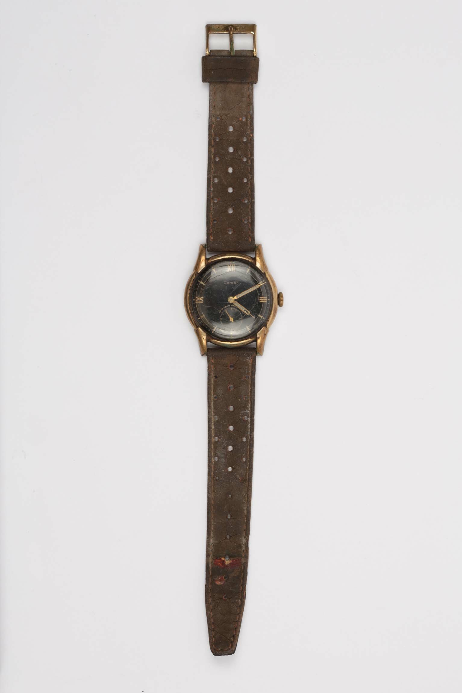 Armbanduhr, Mauthe, Schwenningen um 1960 (Deutsches Uhrenmuseum CC BY-SA)