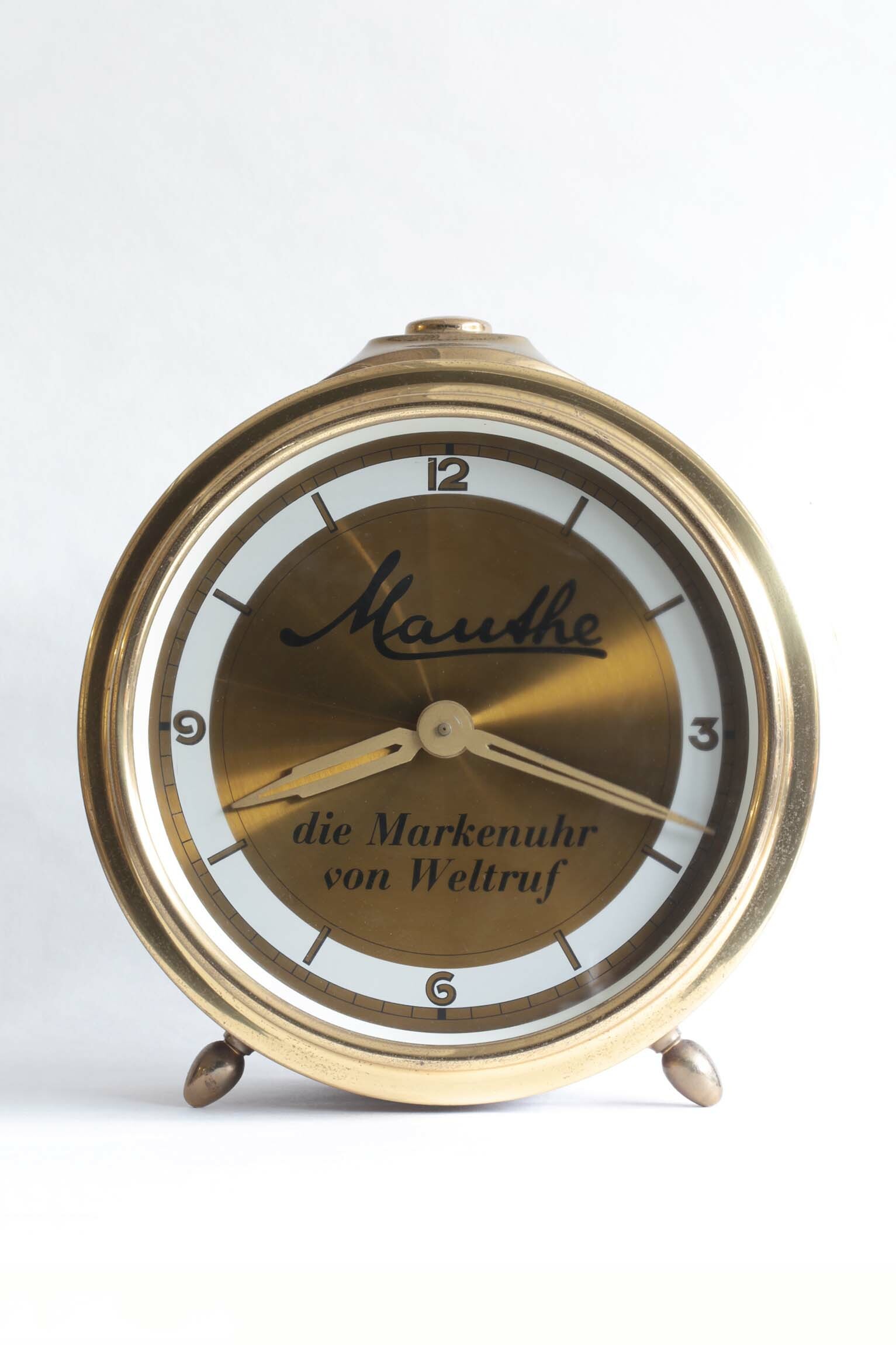 Werbewecker, Mauthe, Schwenningen, um 1930 (Deutsches Uhrenmuseum CC BY-SA)