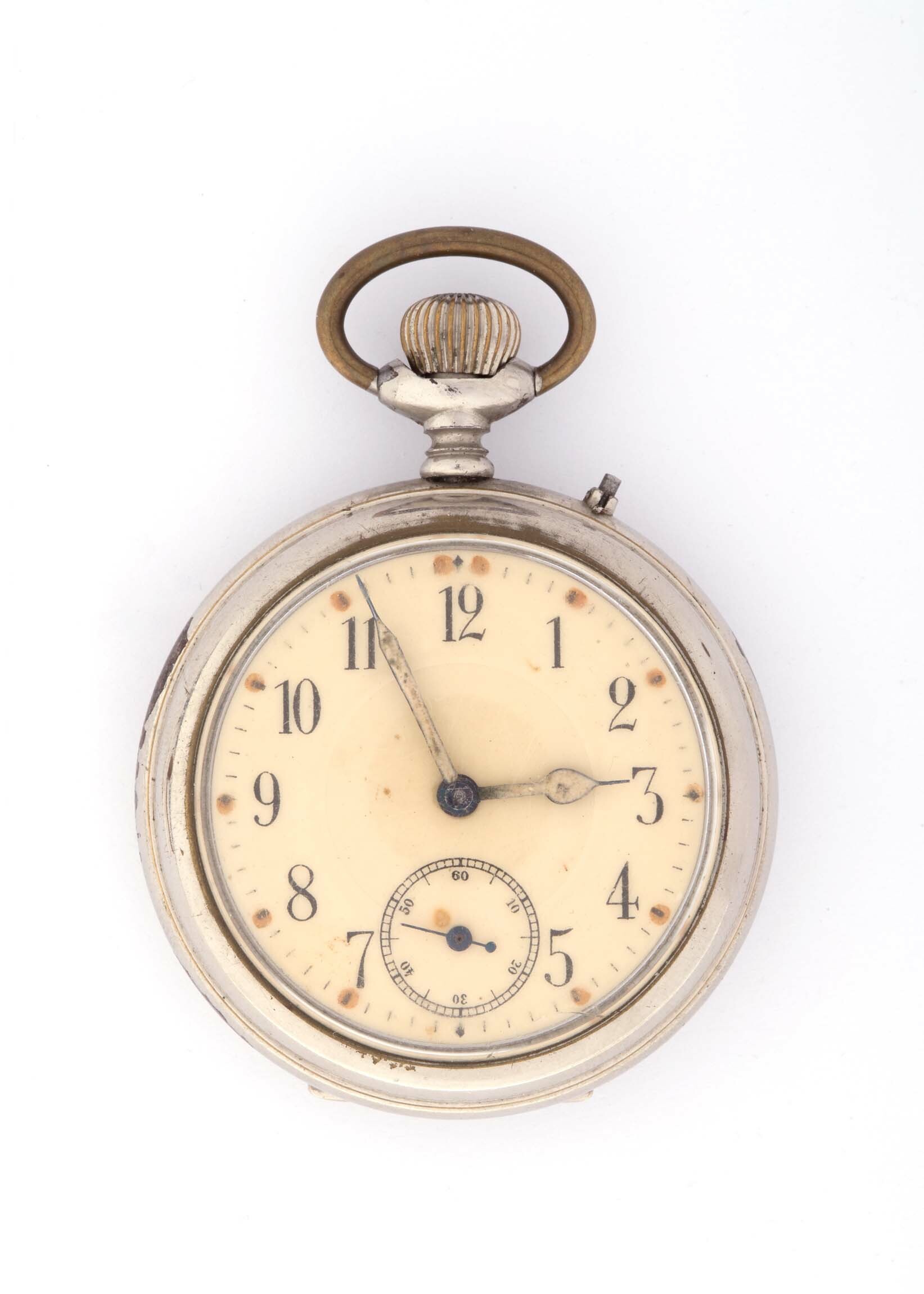 Taschenuhr, Thomas Ernst Haller, Schwenningen, um 1914 (Deutsches Uhrenmuseum CC BY-SA)