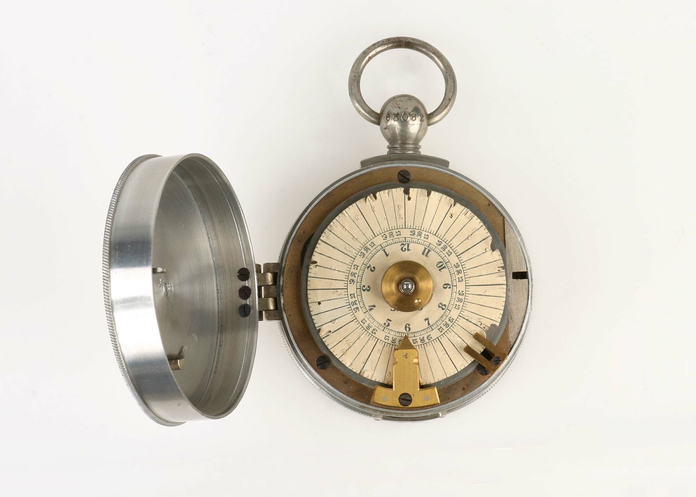 Kontrolluhr ISGUS, Schlenker-Grusen, Schwenningen, um 1930 (Deutsches Uhrenmuseum CC BY-SA)
