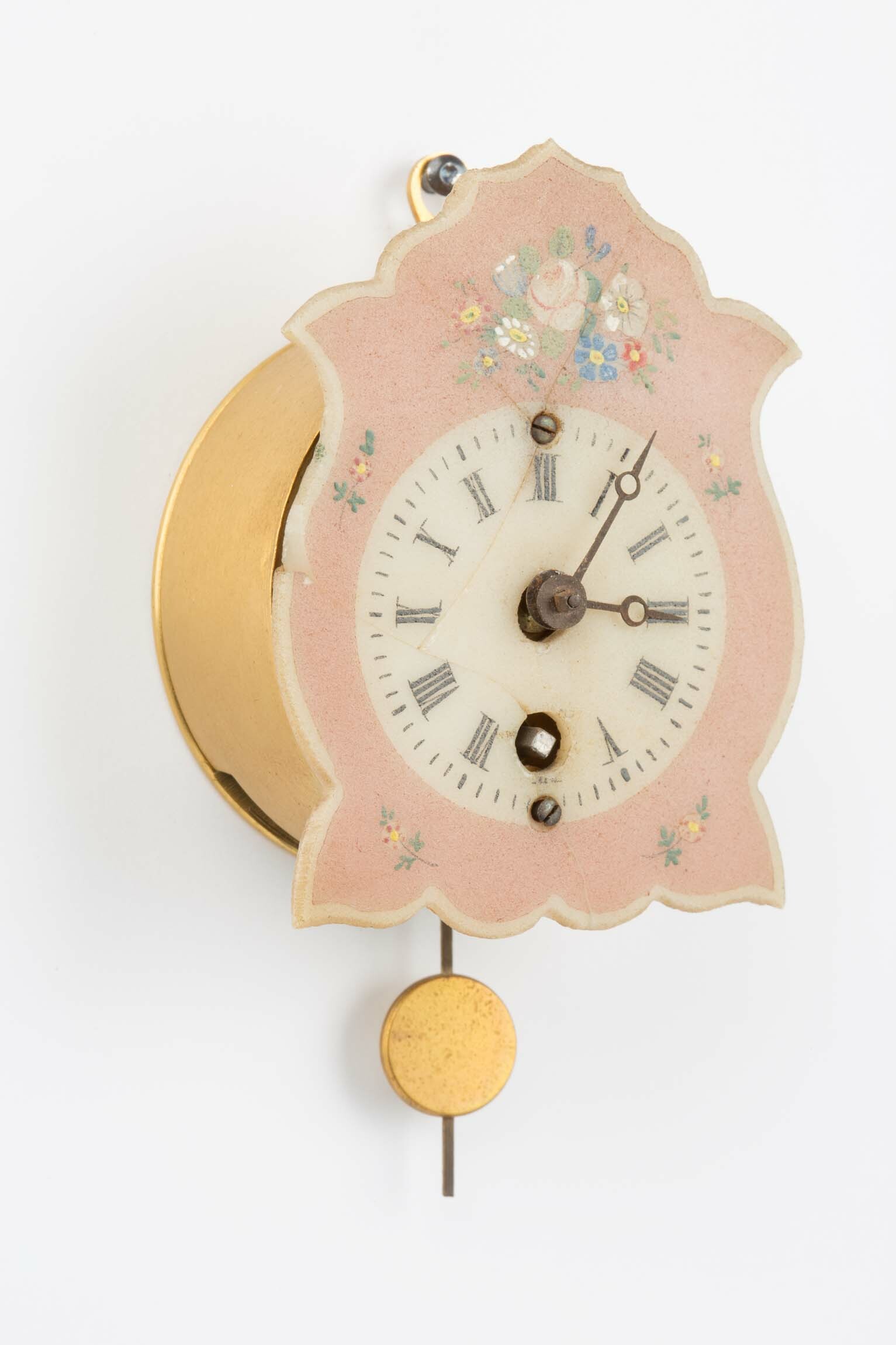 Miniaturuhr, Schwarzwald, um 1900 (Deutsches Uhrenmuseum CC BY-SA)