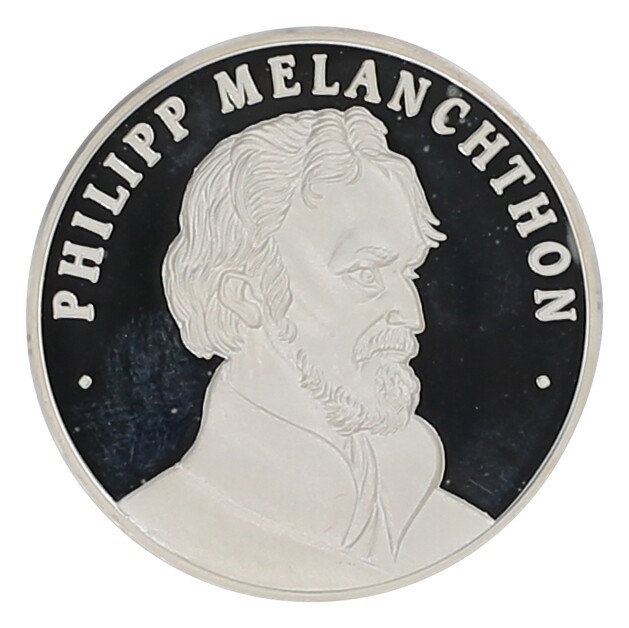 Medaille auf Melanchthon (Museum im Melanchthonhaus Bretten CC BY-NC-SA)