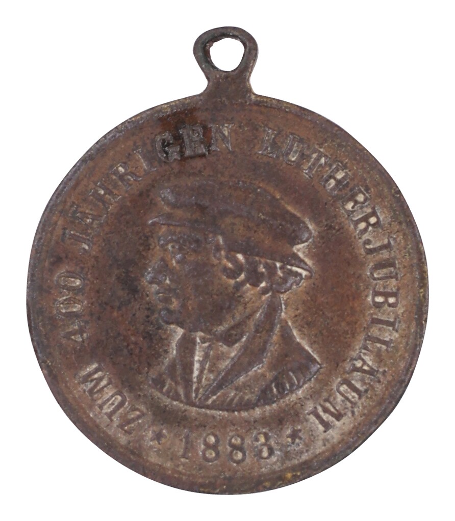 Medaille 1833 auf Luthers 400. Geburtstag (Museum im Melanchthonhaus Bretten CC BY-NC-SA)