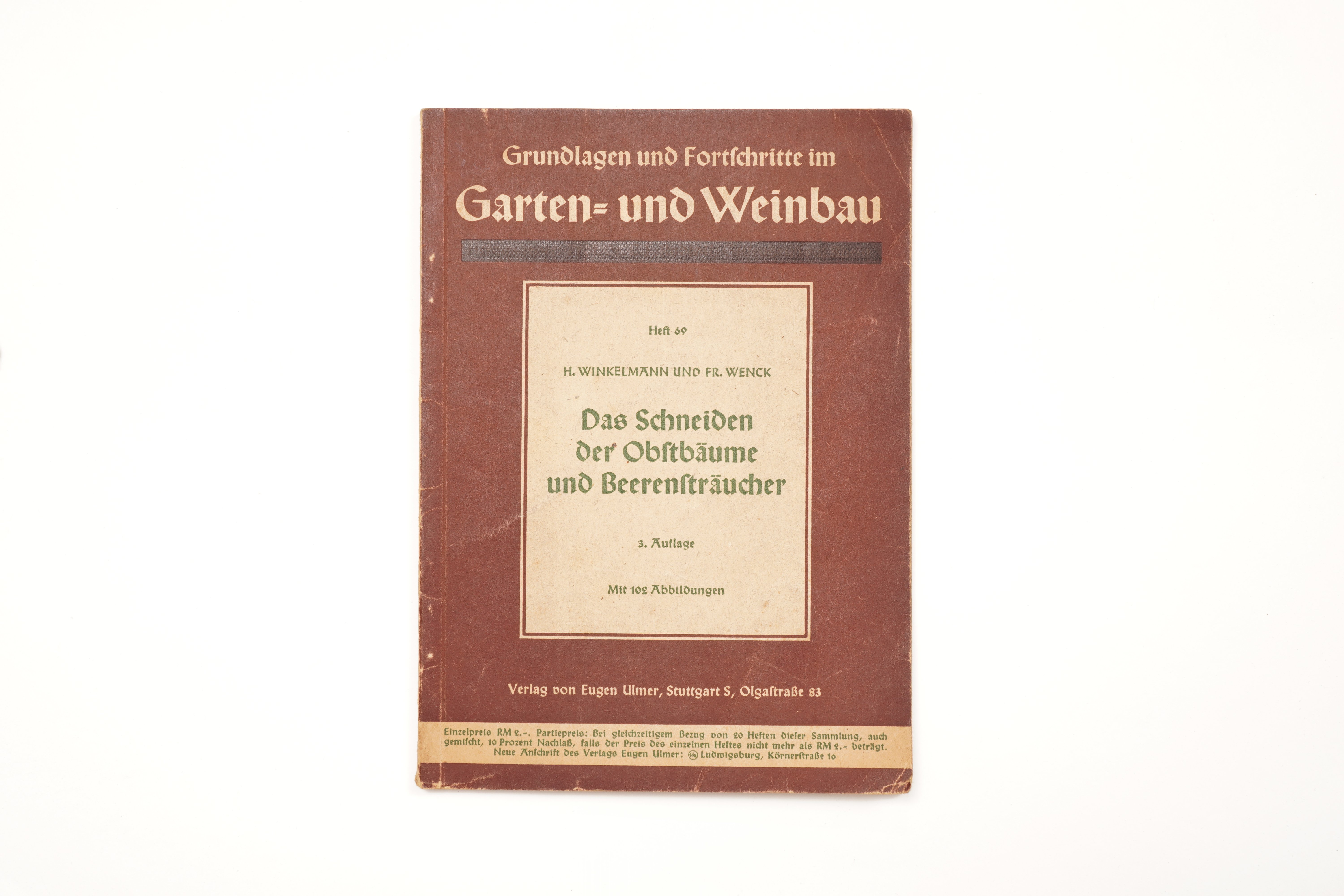 "Garten- und Weinbau" Buch (Förderkreis Unterjesinger Kelter e.V. CC BY-NC-SA)