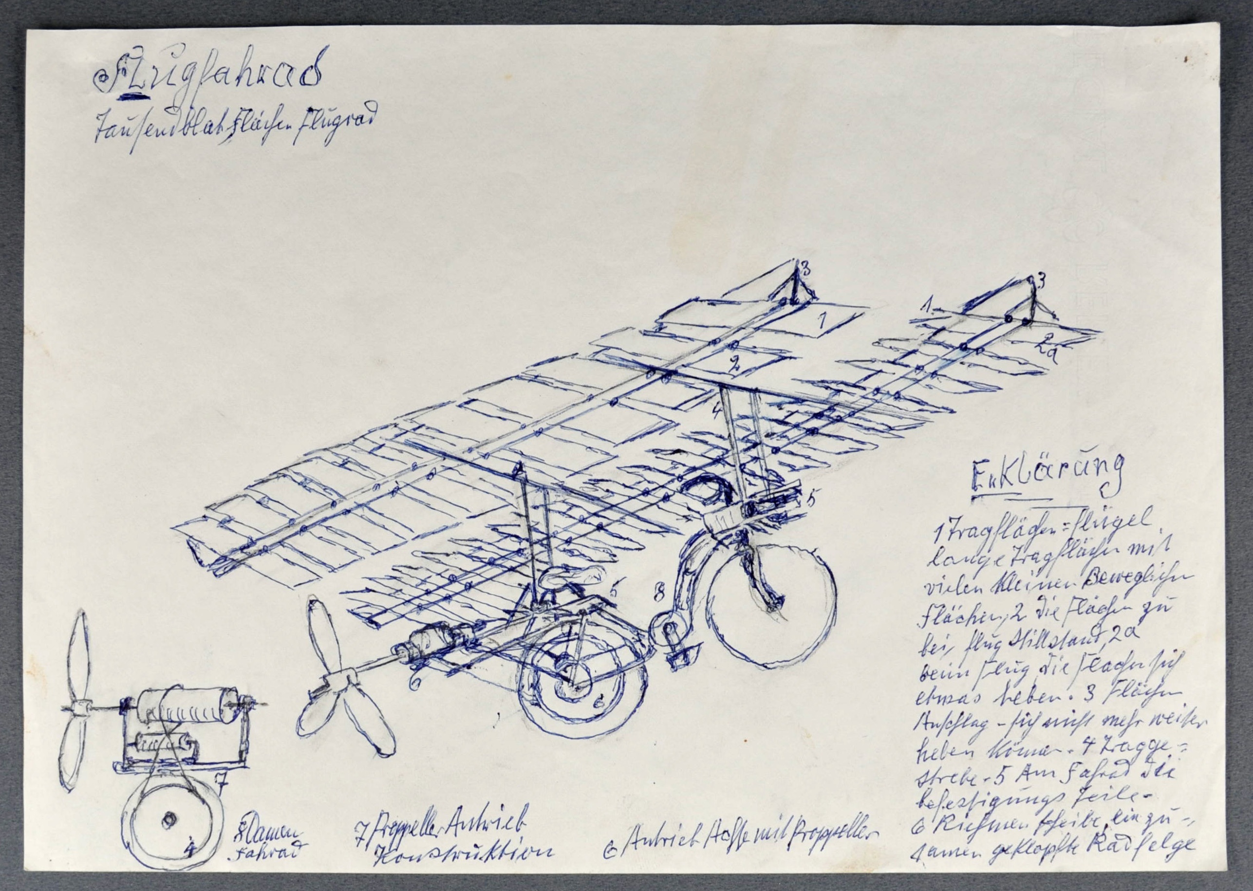 "Fluggahrad Tausendblat Flächen Flügelrad" (Gustav Mesmer Stiftung CC BY-NC-SA)