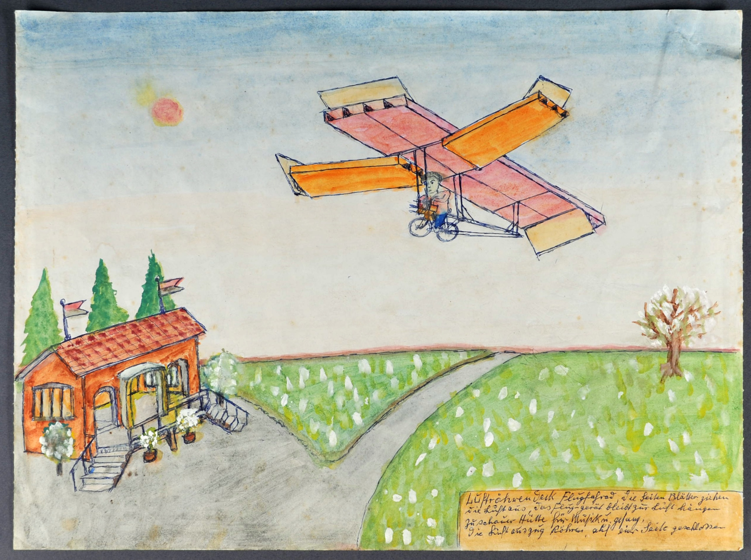 "Luftröhren Deck Flugfahrad" (Gustav Mesmer Stiftung CC BY-NC-SA)