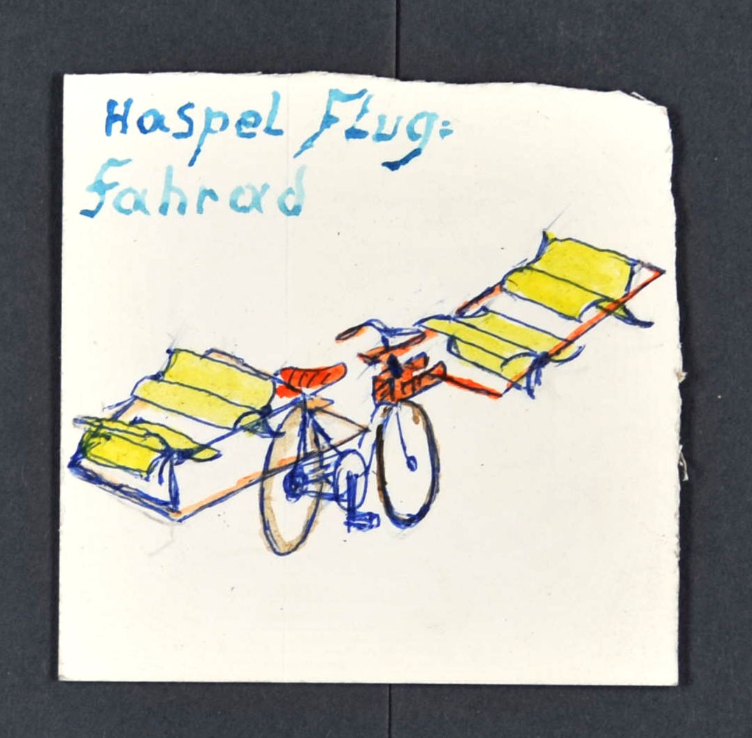 Haspel Flug-Fahrad (Gustav Mesmer Stiftung CC BY-NC-SA)