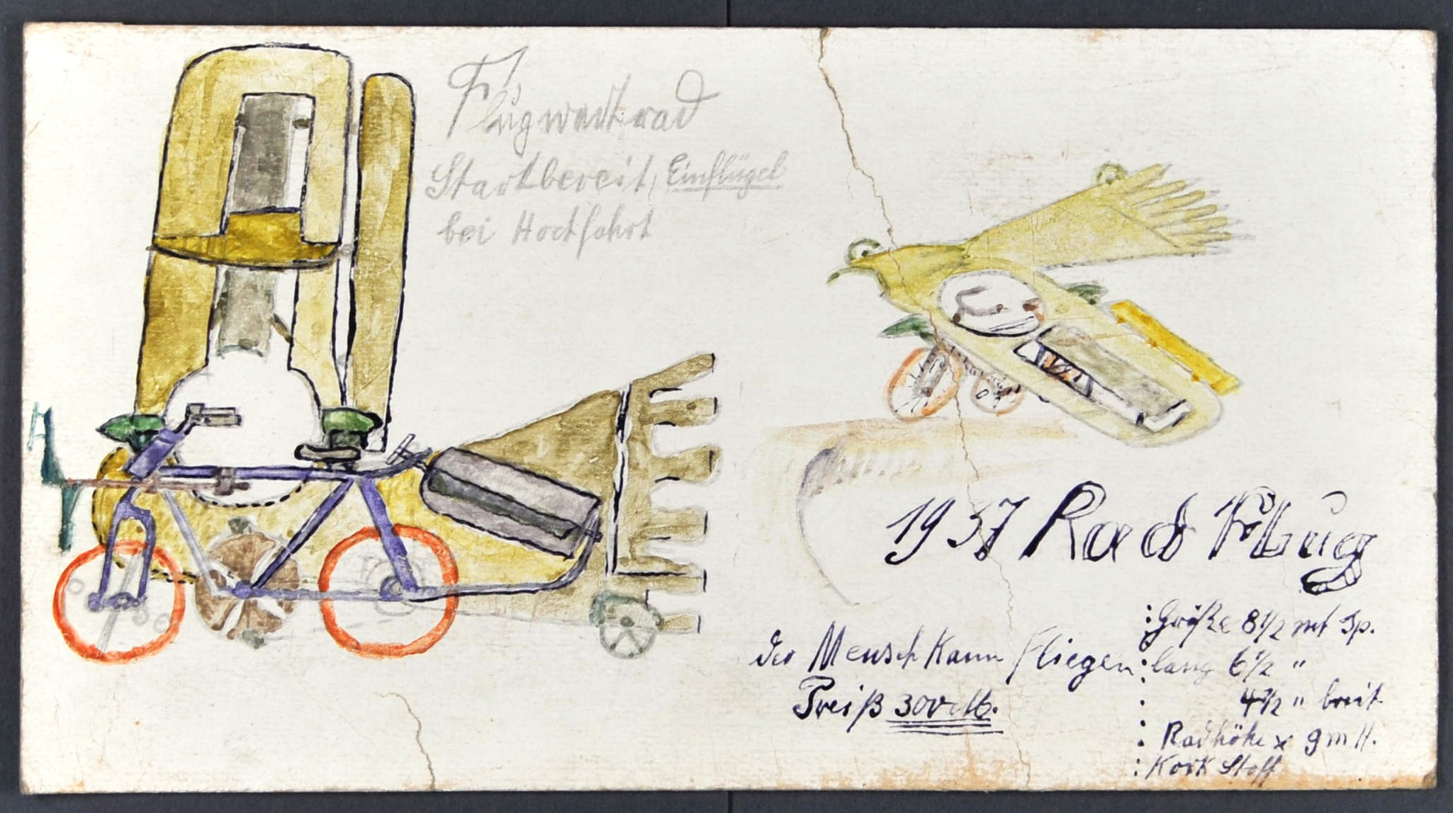 "1937 Rad Flug" (Gustav Mesmer Stiftung CC BY-NC-SA)