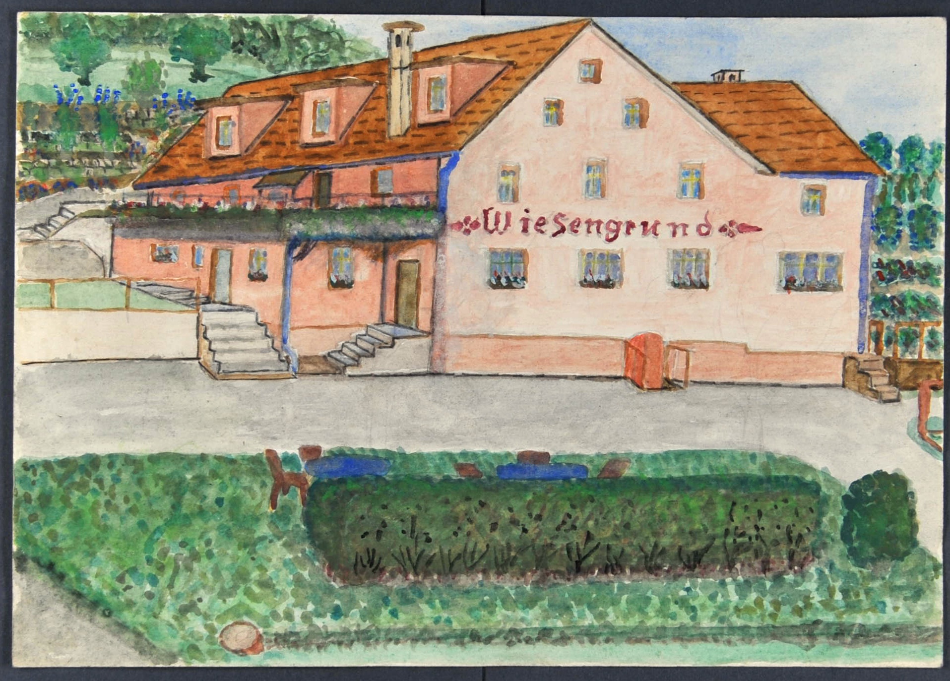 "Buttenhausen wo ich zuerst Wohnte" (Gustav Mesmer Stiftung CC BY-NC-SA)