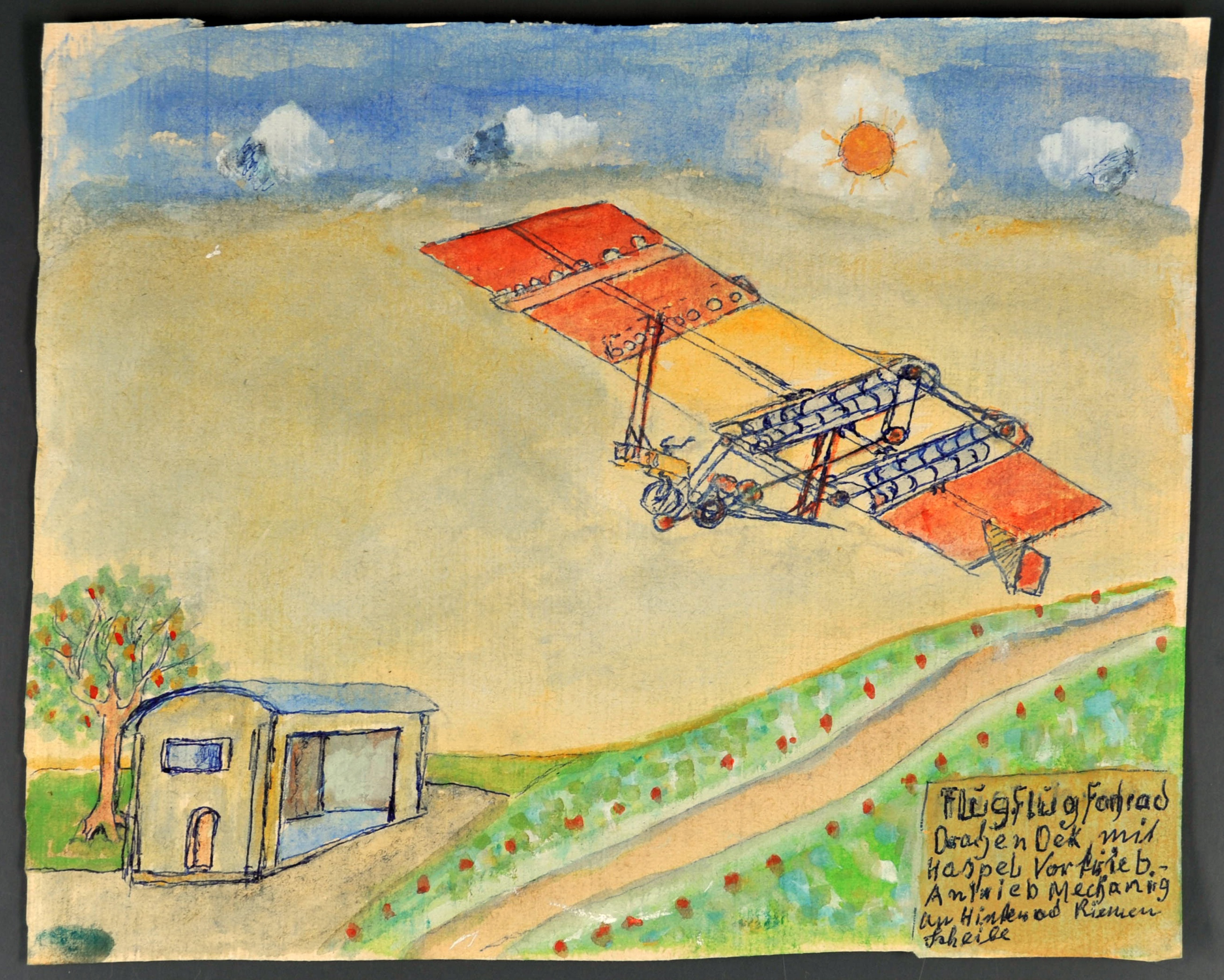"Flug.Flug Fahrad" (Gustav Mesmer Stiftung CC BY-NC-SA)