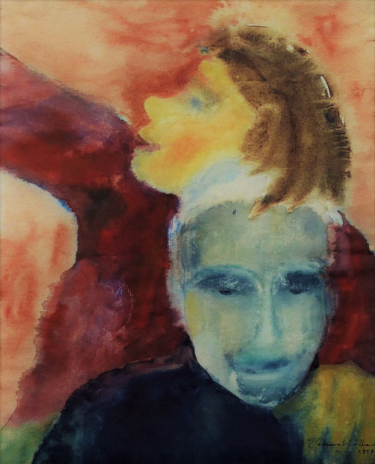 Die blinde Frau und der Junge (Kunststiftung Eleonore Kötter CC BY-NC-SA)