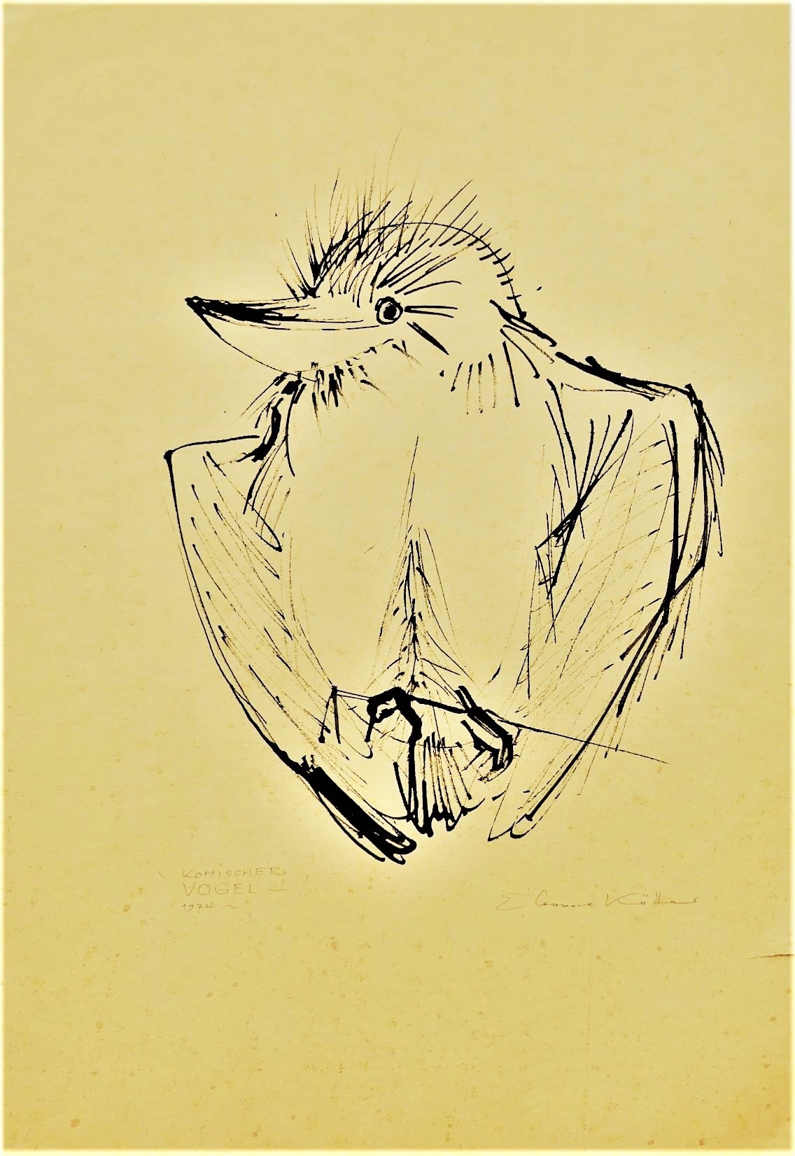 Komischer Vogel (Kunststiftung Eleonore Kötter CC BY-NC-SA)