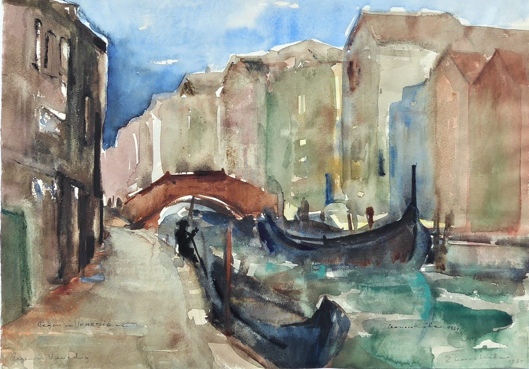 Regen in Venedig (Kunststiftung Eleonore Kötter CC BY-NC-SA)