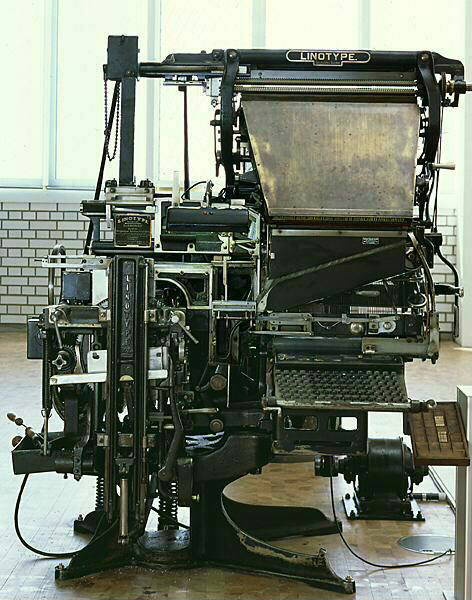 Linotype 7165 (Technoseum - Landesmuseum für Technik und Arbeit Mannheim CC BY-NC-SA)