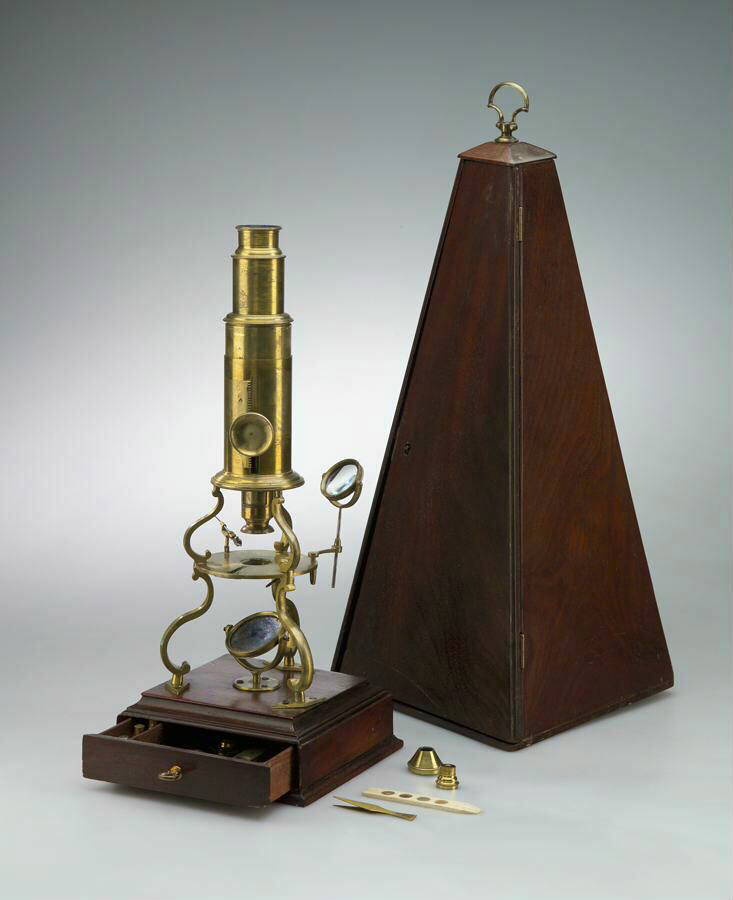 Culpeper-Mikroskop (Technoseum - Landesmuseum für Technik und Arbeit Mannheim CC BY-NC-SA)