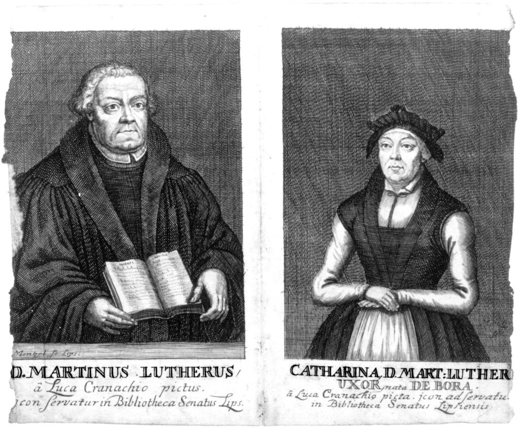 Martin Luther und Katharina von Bora (Museum im Melanchthonhaus Bretten CC BY-NC-SA)
